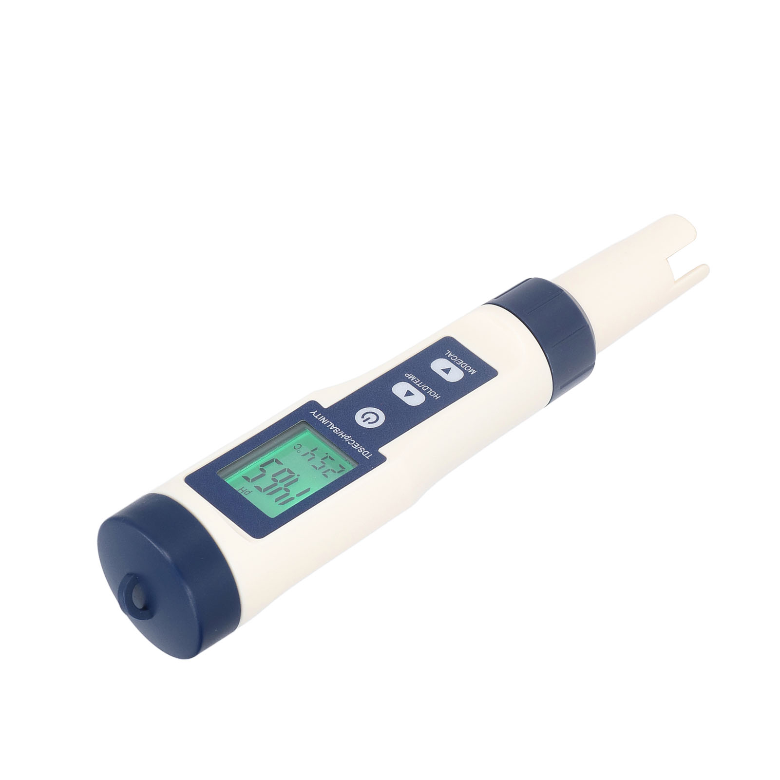 5-in-1 Digitaler Wasserqualitätsanalysator: Ph-wert, Salzgehalt, Temperatur, Tds, Ec, Wasserdicht, Hintergrundbeleuchtet.