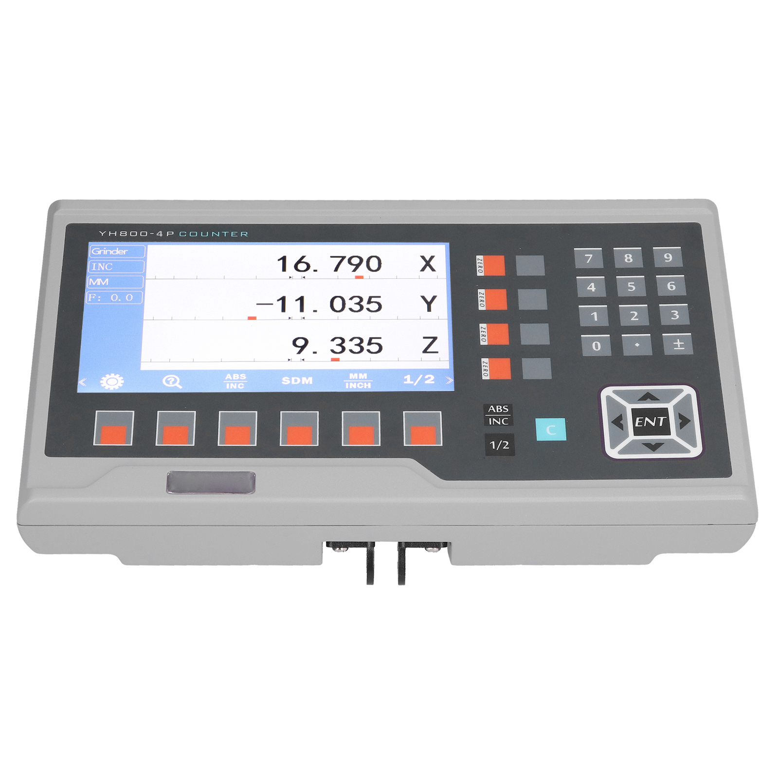 Lcd-digitalanzeige, Linearer Skalenencoder, Magnetgitter Für Dreh- Und Fräsmaschinen, Ac 80–260 V, Eu-stecker, 4 Achsen