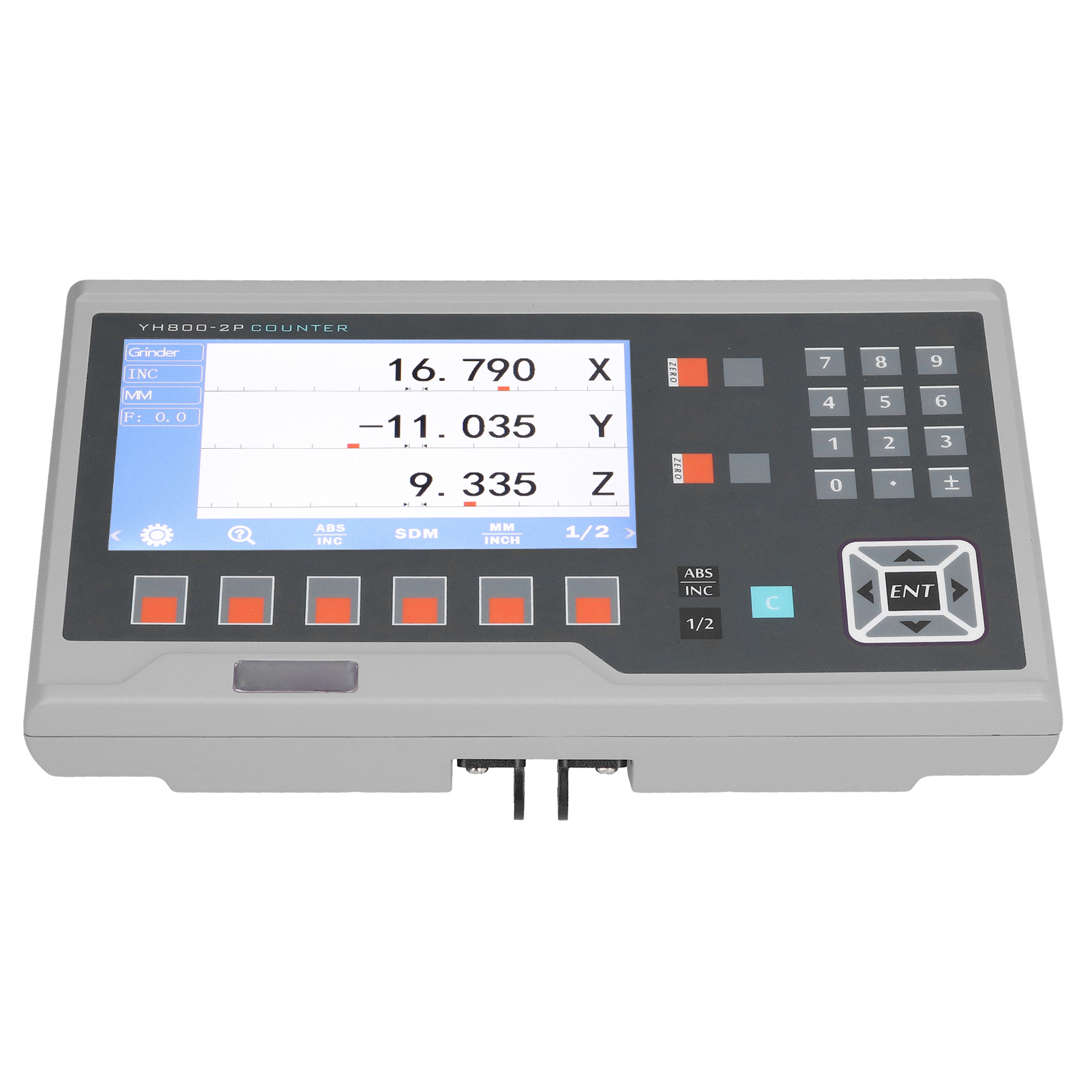 Lcd-digitalanzeige, Linearer Skalenencoder, Magnetgitter Für Dreh- Und Fräsmaschinen, Ac 80–260 V, Eu-stecker, 2 Achsen