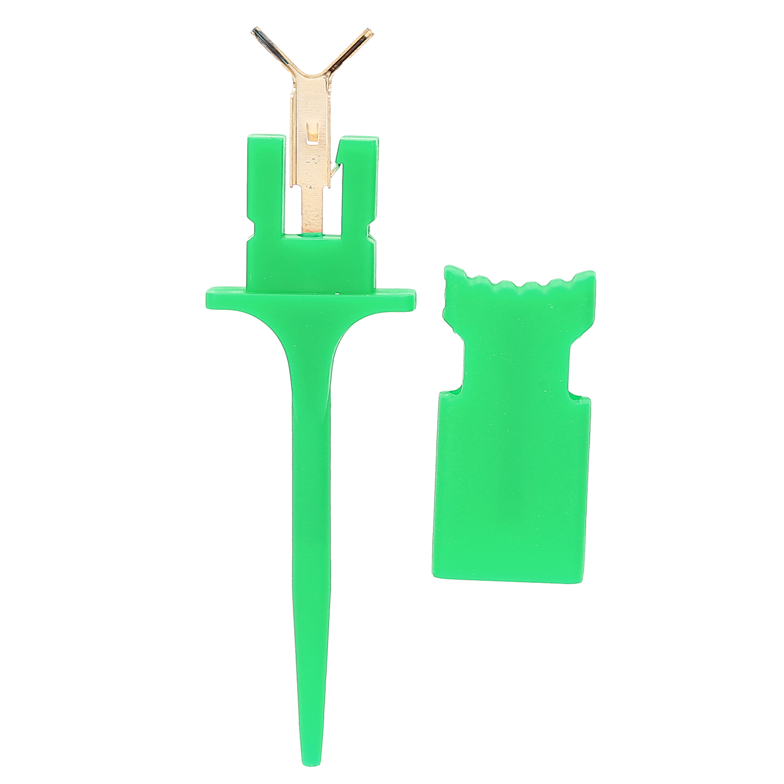 Testhaken Mini Ic-testklemme Pa Für Elektronik-experimente, Reparatur Und Wartung (grün)