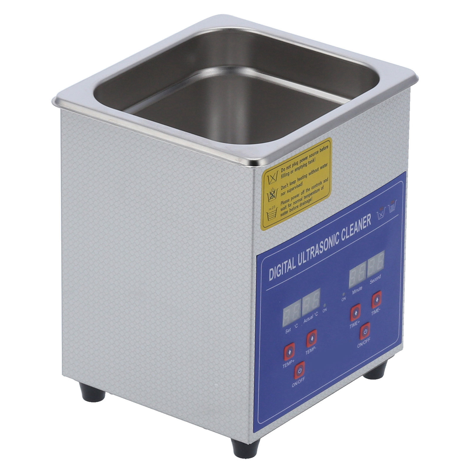 Ultraschallreiniger Für Edelstahl, 40 Khz, Mh-010s, 2 L, Mit Heizfunktion, Eu-stecker, 200–240 V