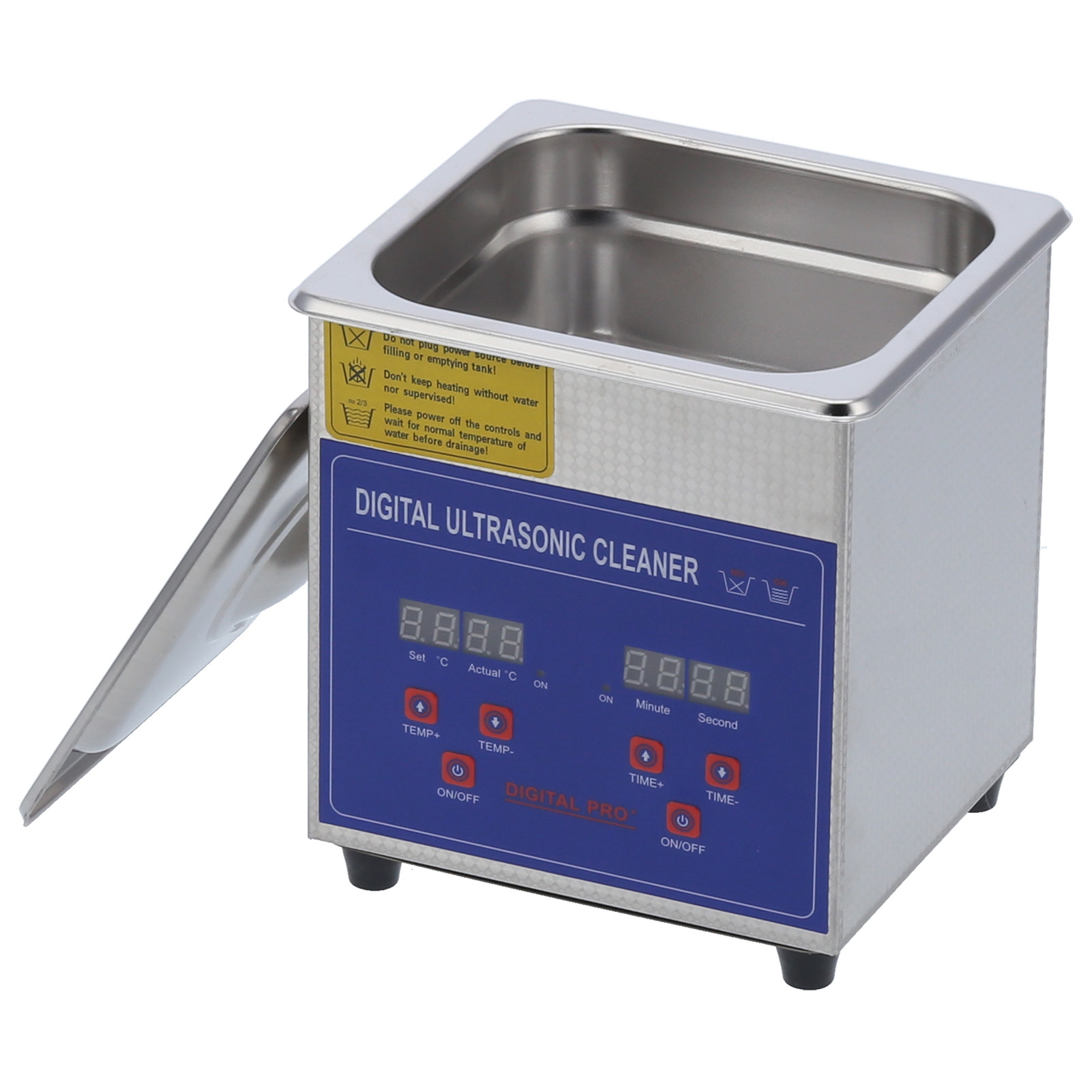 Led-digital-ultraschallreinigungsgerät Mit Heiztimer Mh-009s 1,3 L 40 Khz Eu-stecker Ac 200–240 V