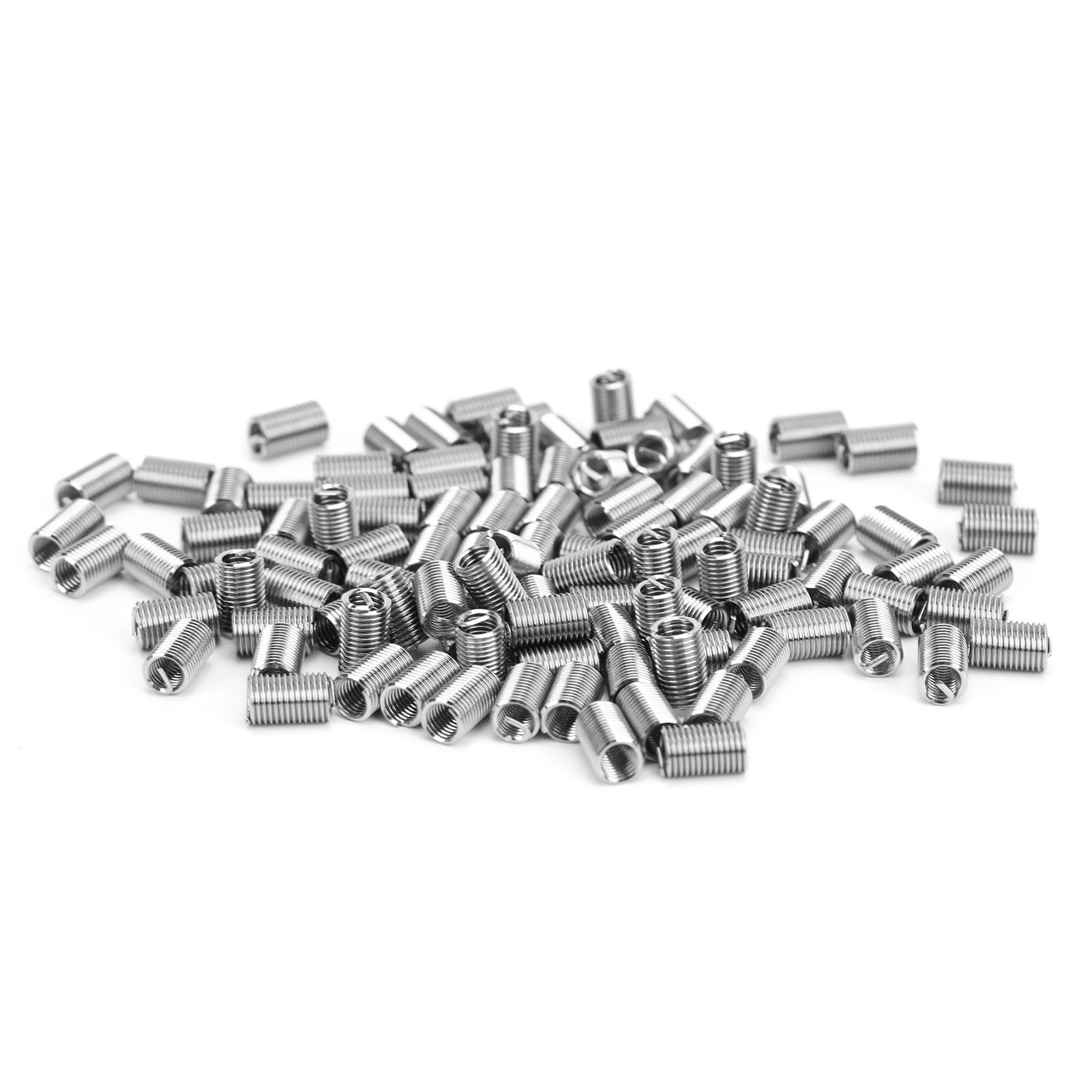 100 Stück Gewindeeinsätze, Reduziermuttern-reparaturwerkzeug, Edelstahl, M4x0,73d