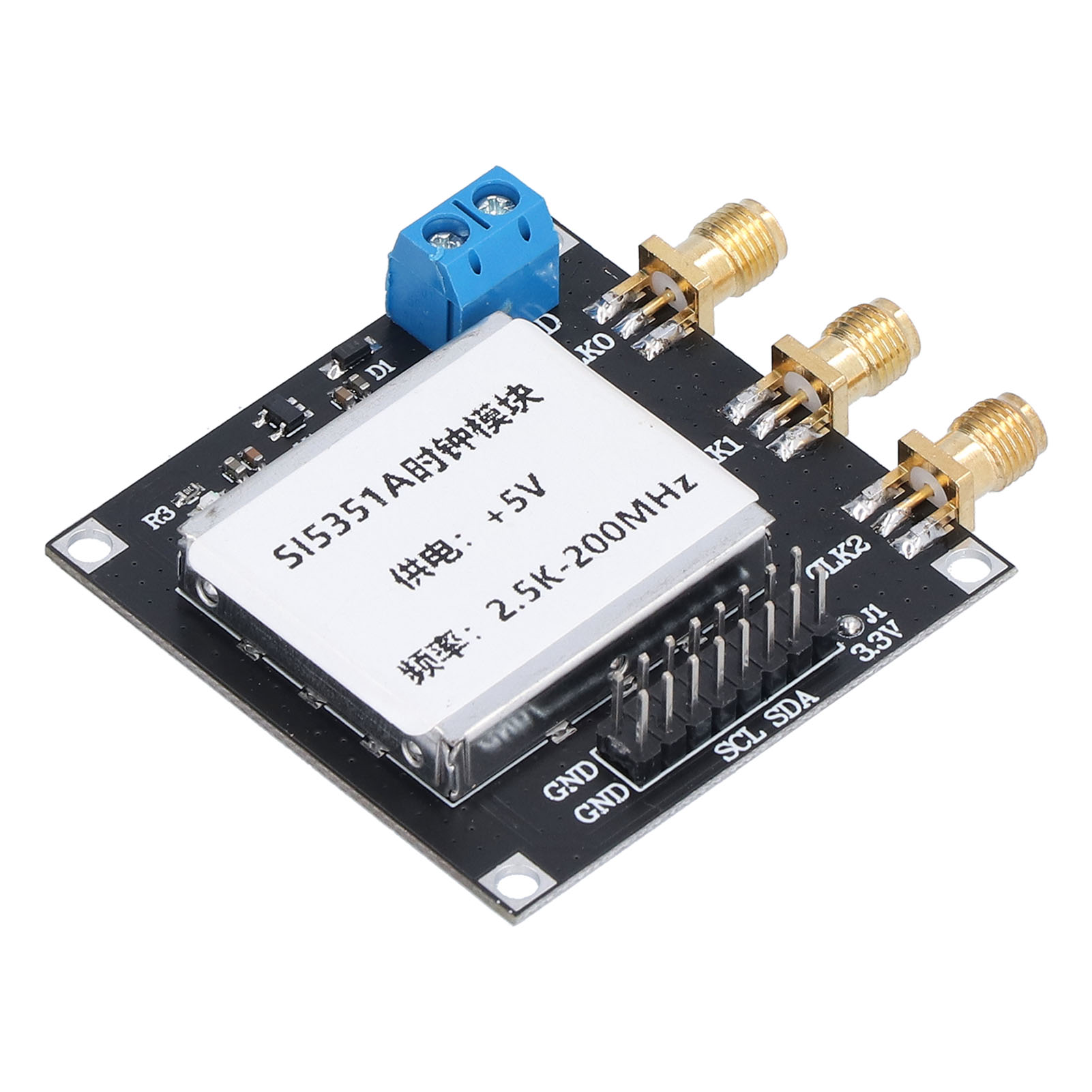 Si5351 Taktsignalgenerator-modul, Rauscharmer Rechteckwellen-frequenzgenerator Für Signalfrequenz