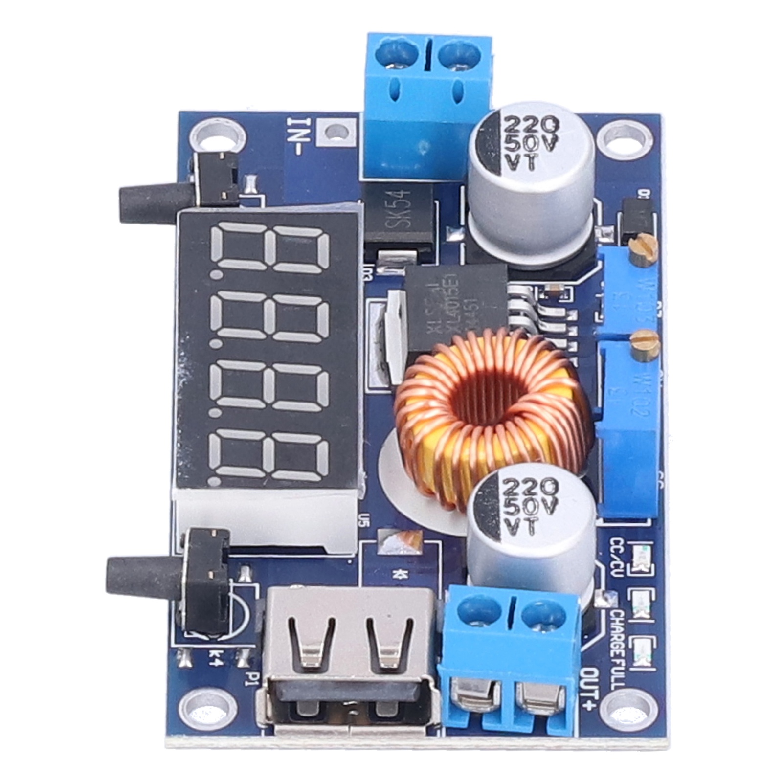 Dc-dc-abwärtswandlermodul 5v-36v Auf 1,25v-32v Mit Usb-anschluss Und Kurzschlussschutz