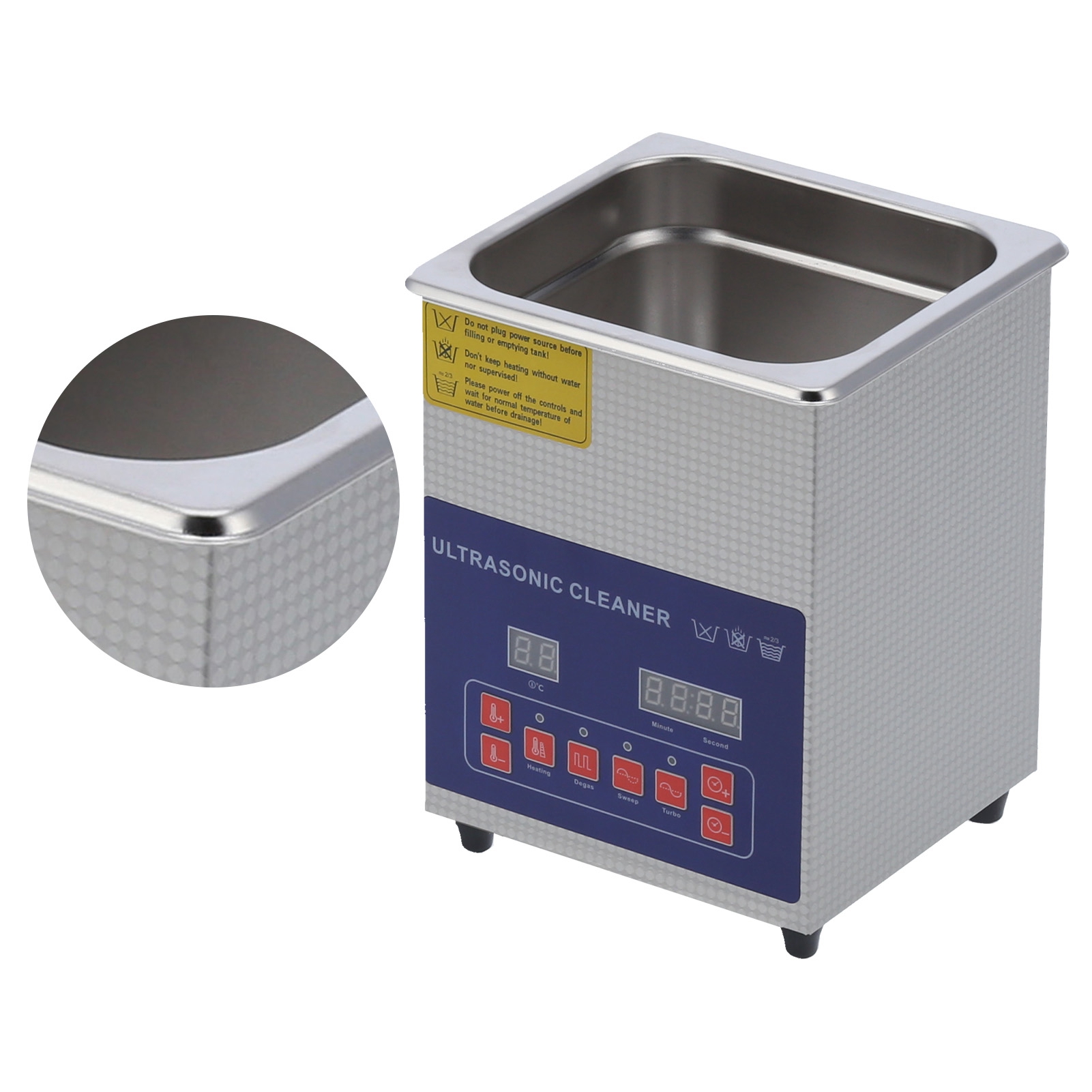 Ultraschallreiniger 2l Dualfrequenz 40khz/28khz Reinigungsgerät Mit Heiztimer Mh‐010g