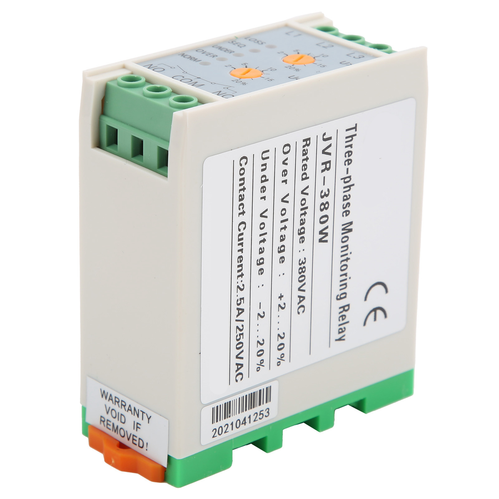 Über- Und Unterspannungsschutz Jvr‑380w Phasenfolgeschutzrelais Ac 380v 50/60hz