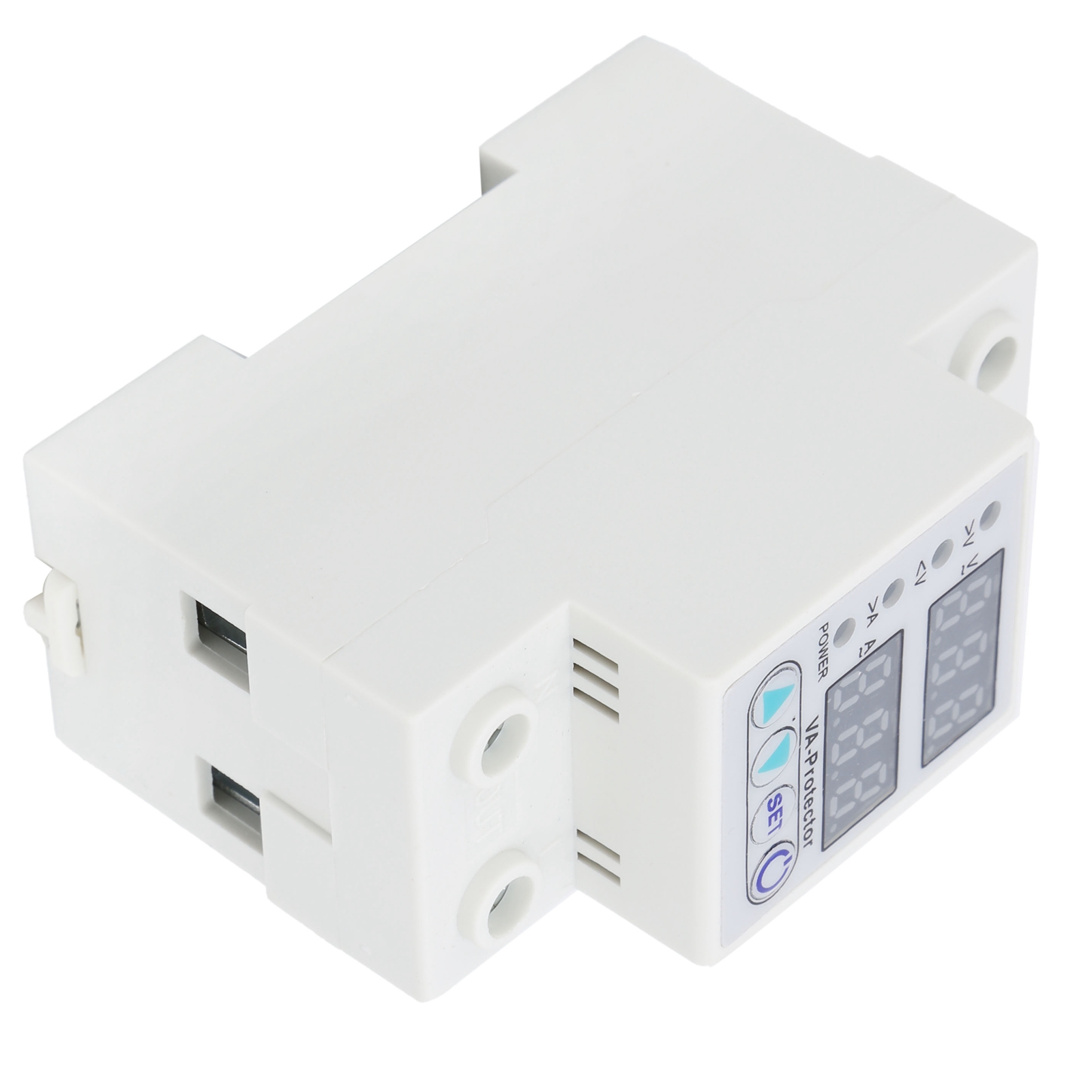 Va‐63a Überspannungs- Und Unterspannungsschutzgerät Mit Led-doppelanzeige, Selbstrückstellung, Stromschutz, 220 V Wechselstrom
