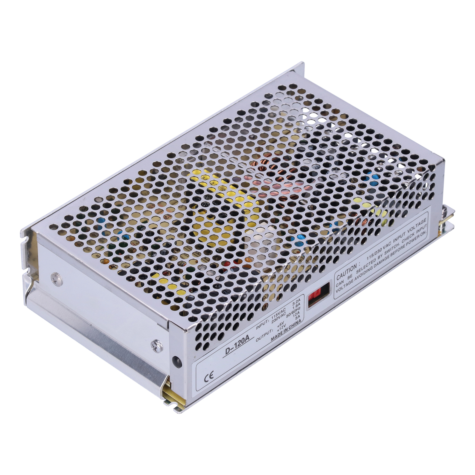 Berm Led-schaltnetzteil 115/230 V Ac Eingang 5 V/12 A 12 V/5 A 2-wege Ausgang 120 W D-120a