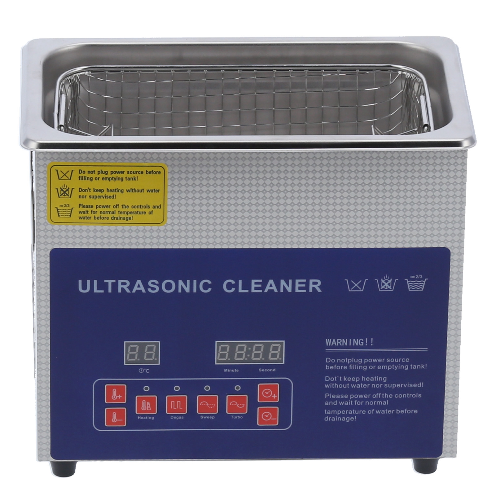 Ultraschall-reinigungsgerät Dualfrequenz Mh-020g 3l Mit Heizfunktion, Timer Und Entgasung, Eu-stecker, Ac 200–240 V