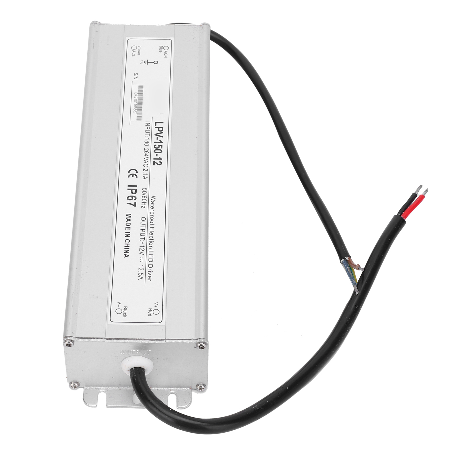 Berm Schaltnetzteil Ip67 Wasserdicht Überspannungsschutz Dc12v 150w Lpv‑150‑12