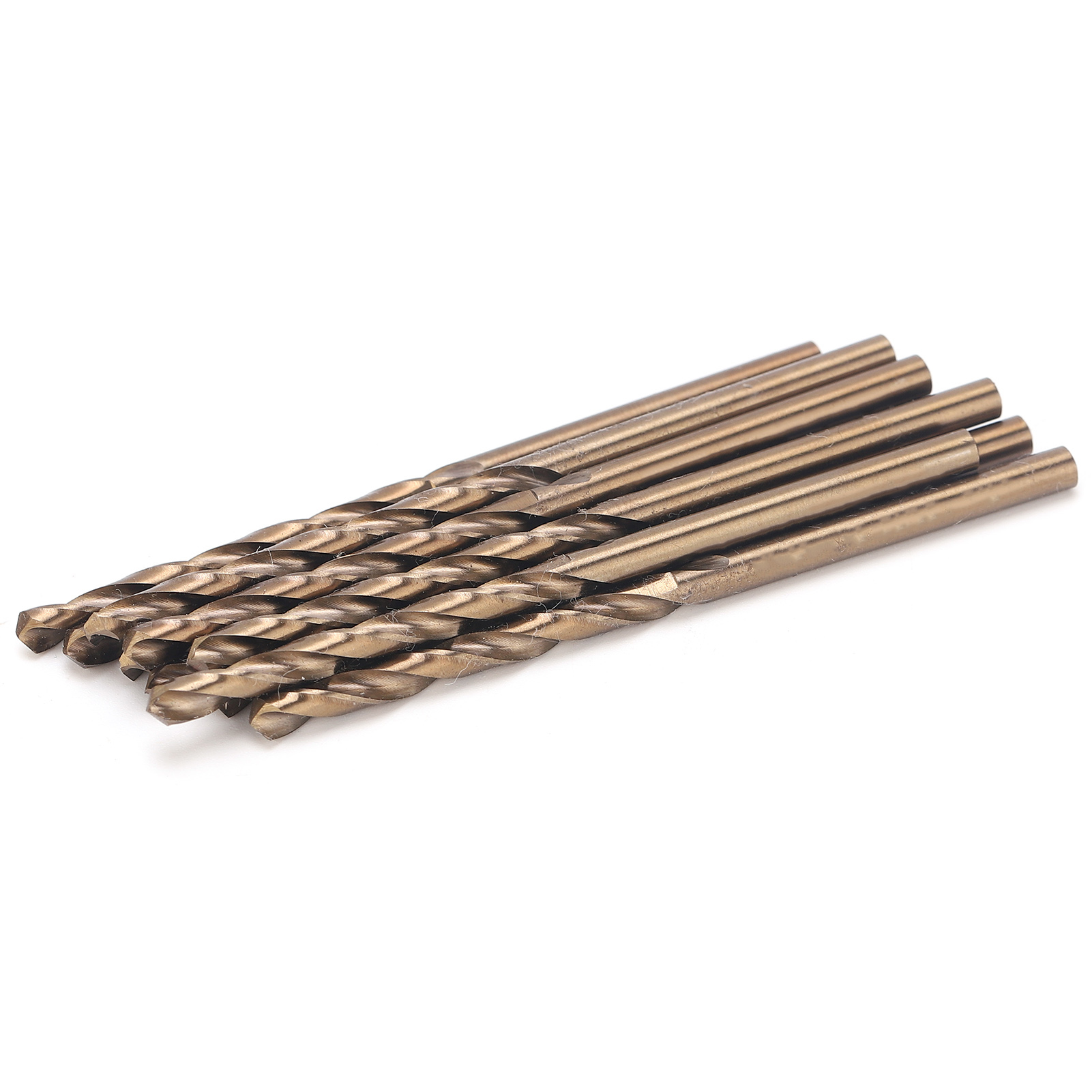 10-teiliges Spiralbohrer-set Aus Hss Mit Geradem Schaft Für Manuelles Stanzen (3,2 Mm)