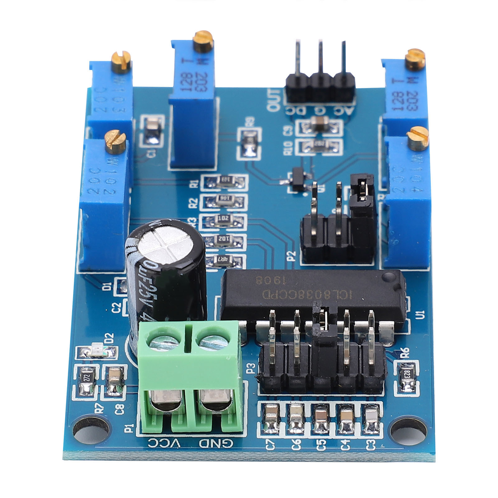 Signalmodul Leiterplatte Mittel-/niedrigfrequenzquelle Rechteck-/dreieck-/sinuswelle Icl8038