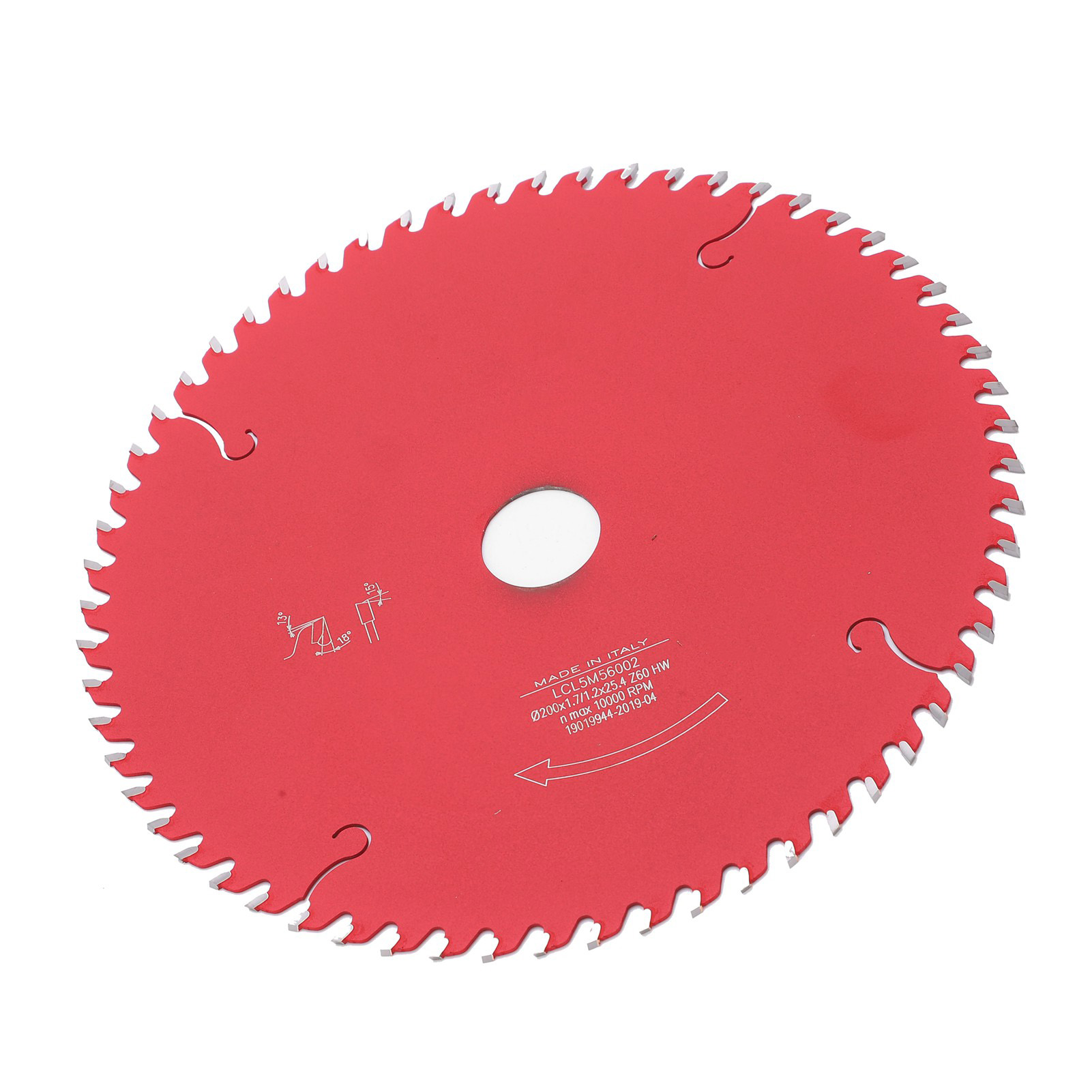 Kreissägeblatt Aus Hartmetall, Verdickte Scheibe, Massivholz-schneidwerkzeug 200x1,7x25,4‐60t