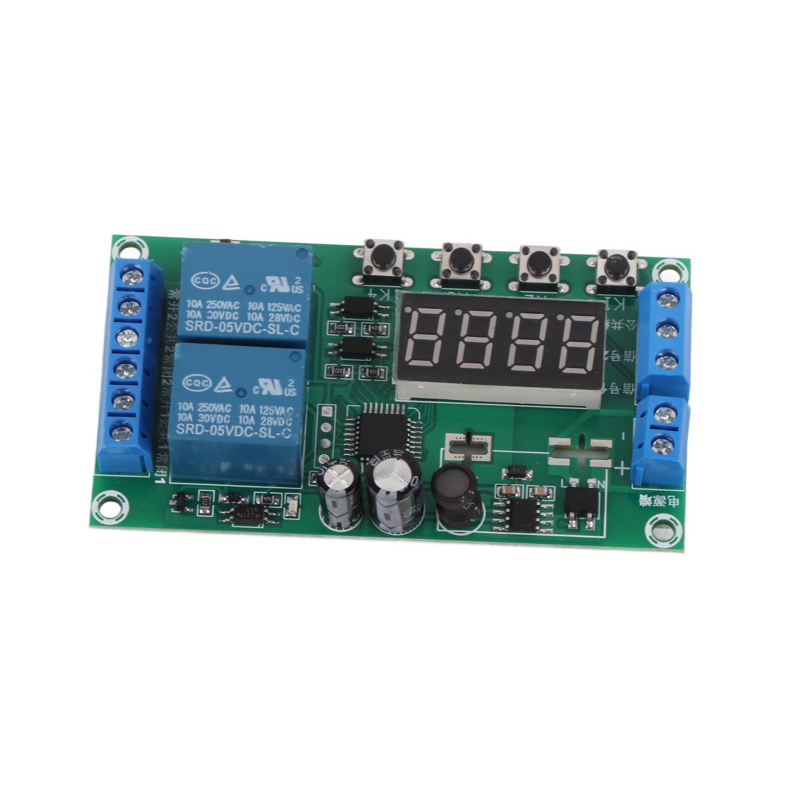 Verzögerungsrelaismodul 2-kanal Impulstrigger Yf-7 Dc7-30v Zur Ansteuerung Von Magnetventilen