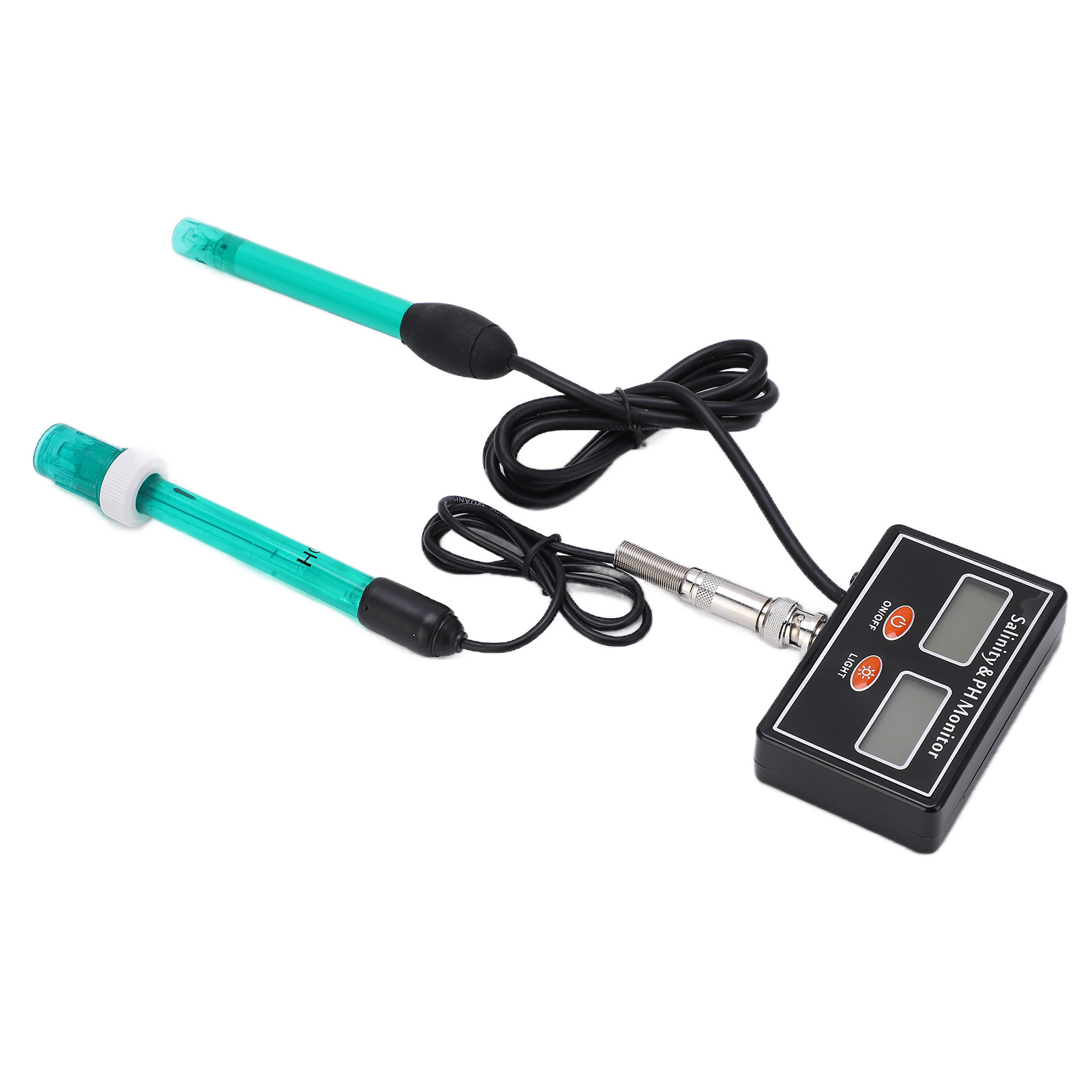 Sa 2587 2-in-1 Ph- Und Salzgehalts-echtzeit-online-wasserqualitätstester Für Meerwasser, Fischteiche Und Labore, Eu-stecker 230–240 V