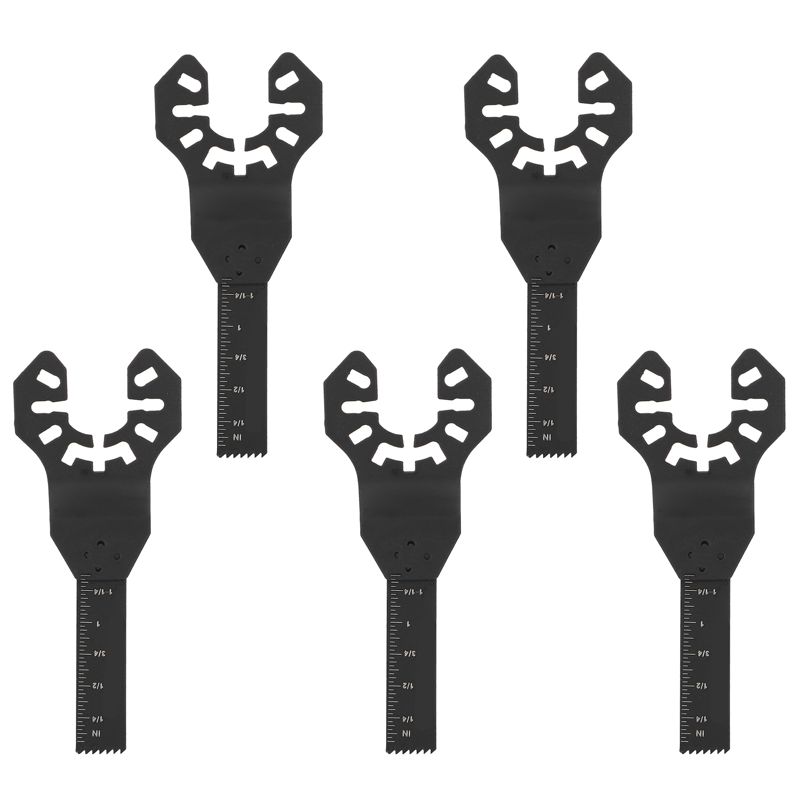 5-teiliges Set Oszillierender Sägeblätter Aus Hochgeschwindigkeitsstahl, Universelles Schnellwechsel-trimmwerkzeug, 10 Mm