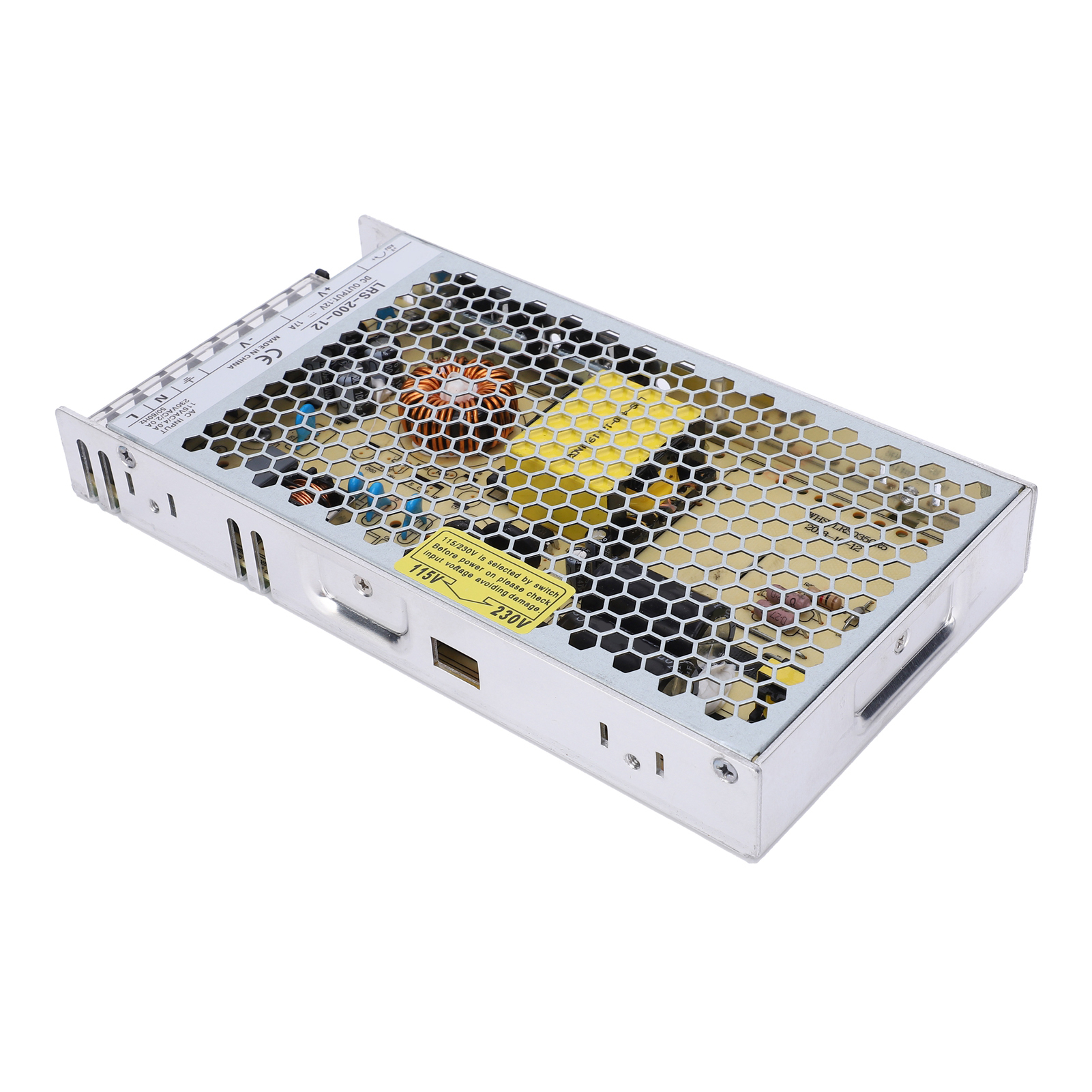 Berm Schaltnetzteil Mit Led-anzeige, Netzteil, Treiberzubehör, 200 W, 90–132 V Ac, Lrs-200-12