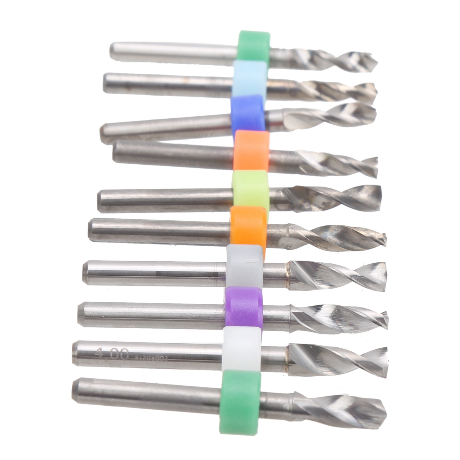 10-teiliges Set Aus 3,1–4 Mm Mikrobohrern Aus Hartmetall Mit Geradem Schaft Für Leiterplatten