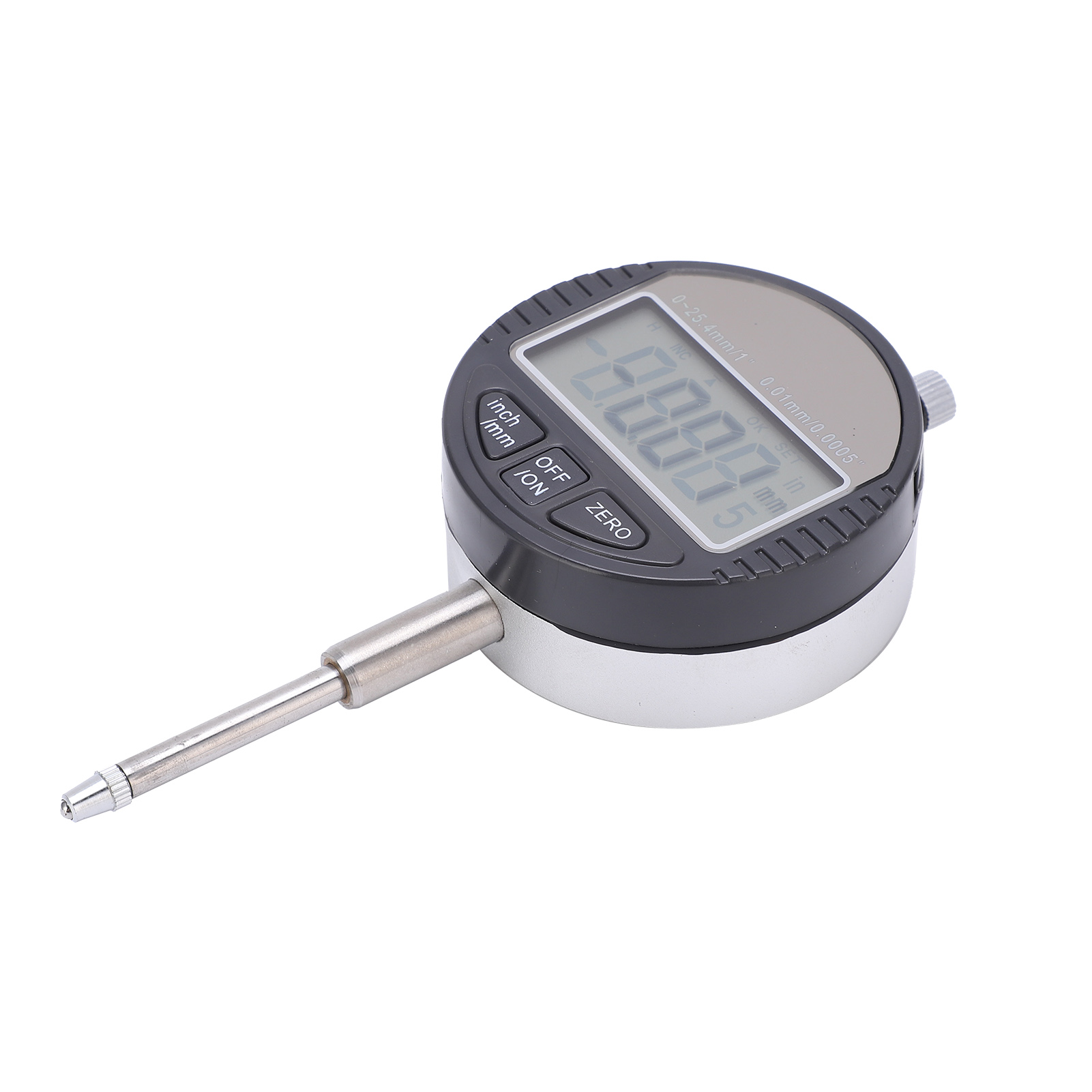 Elektronische Digitale Messuhr Zur Umrechnung Von Zoll In Metrische Einheiten, Messwerkzeug 0,01 Mm 0–25,4 Mm