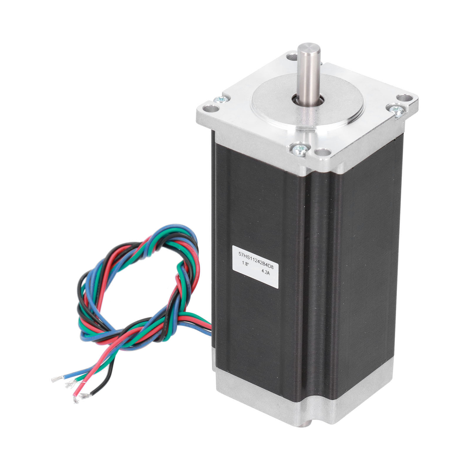 57 Schrittmotor 3 Nm Hochdrehmomentmotor Mit 8 Mm Welle Für Cnc-fräsmaschinen 24 V 4,2 A 57hs11242b4d8 Doppelwelle