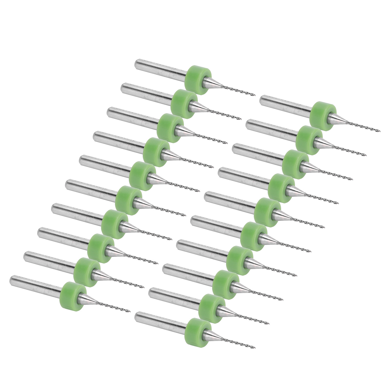 20-teiliges Pcb-bohrer-set Aus Wolframstahllegierung Für Leiterplatten (mikro-dreh-vertikal-stanzwerkzeug)