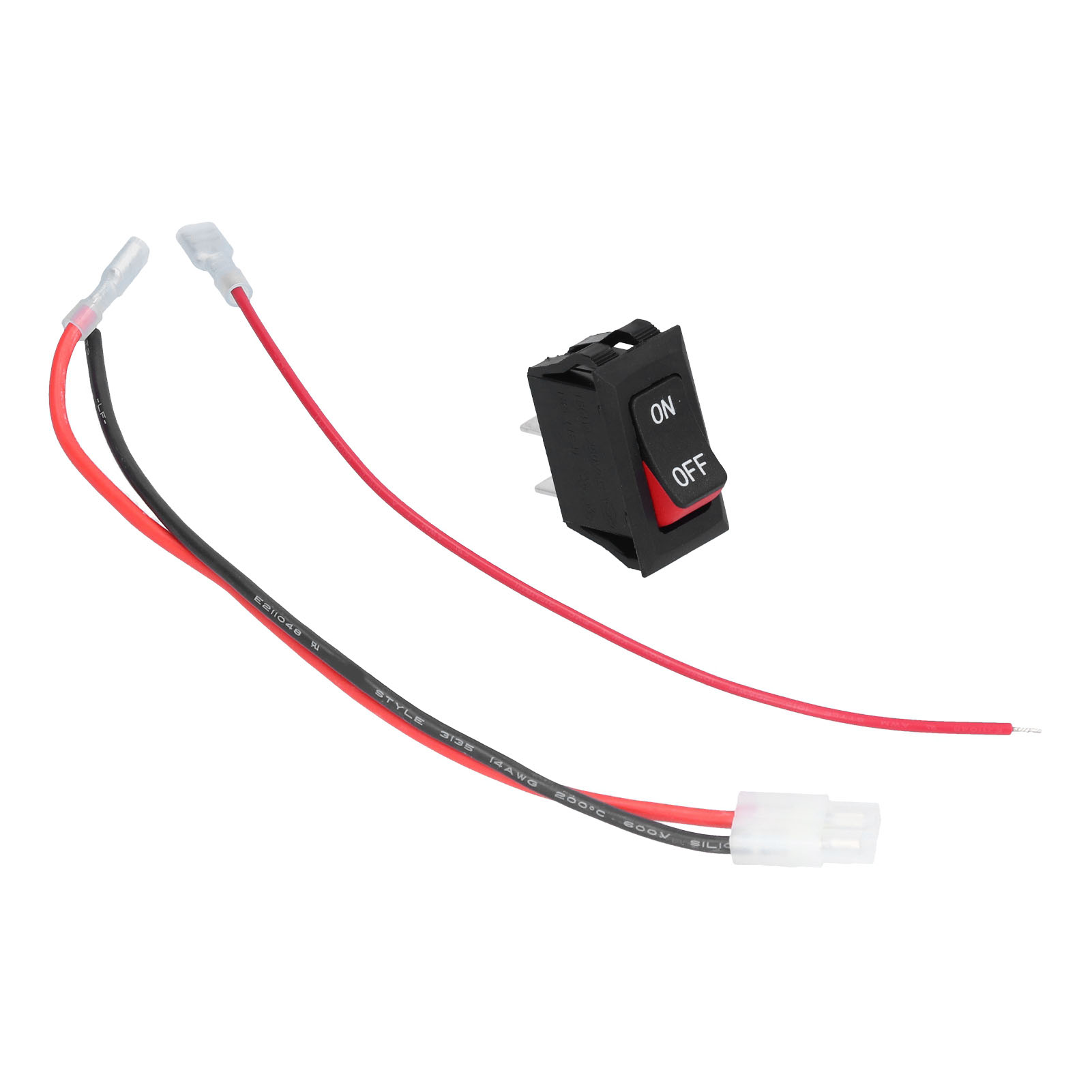 2 Stück Tamiya-kompatibles Ladekabel Mit Mini-wippschalter – Robust, Langlebig, Sicher Und Effizient