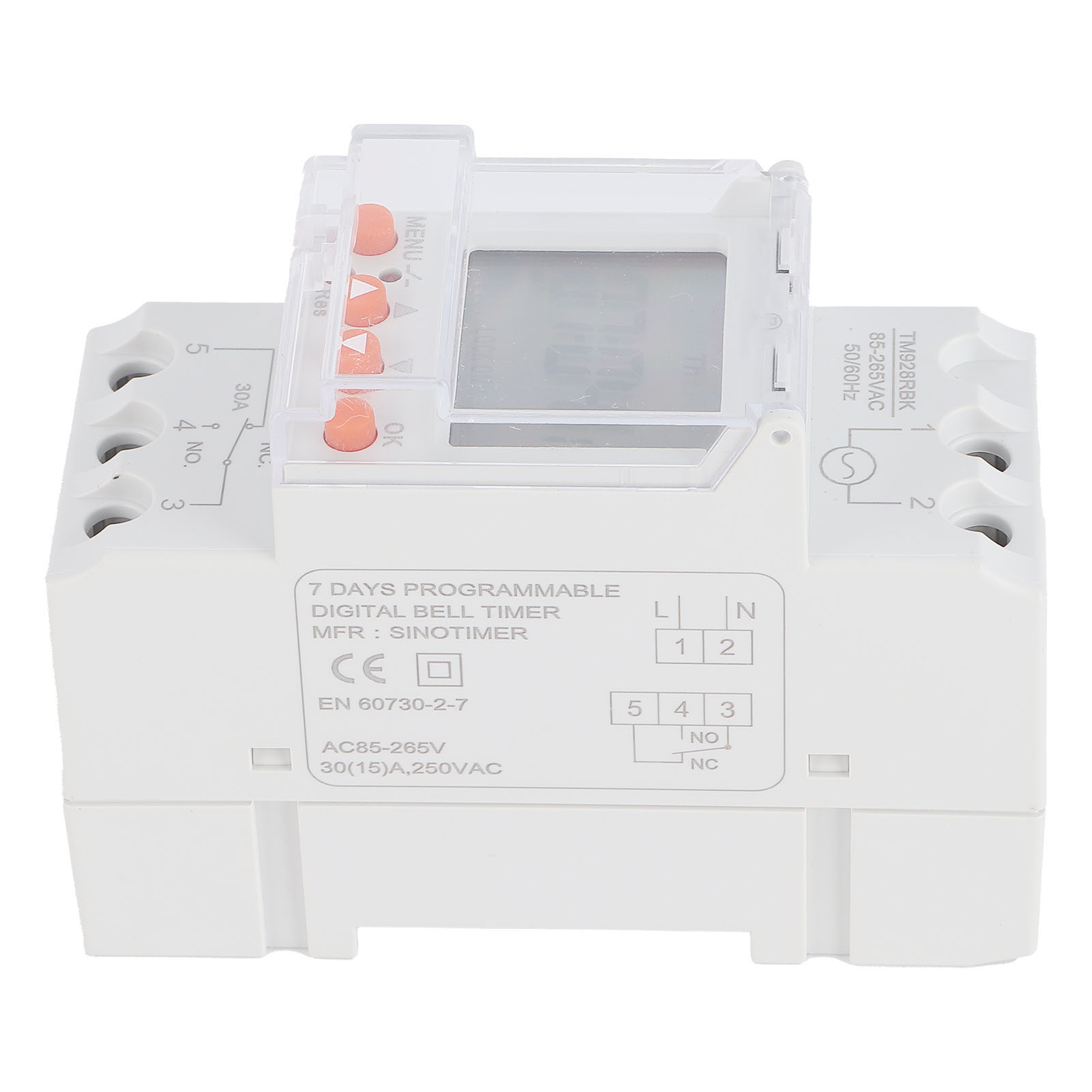 Zeitschaltuhr Mit Lcd-hintergrundbeleuchtung, Analog Programmierbar, Smart-home-steuergerät, 85–265 V, 30 A