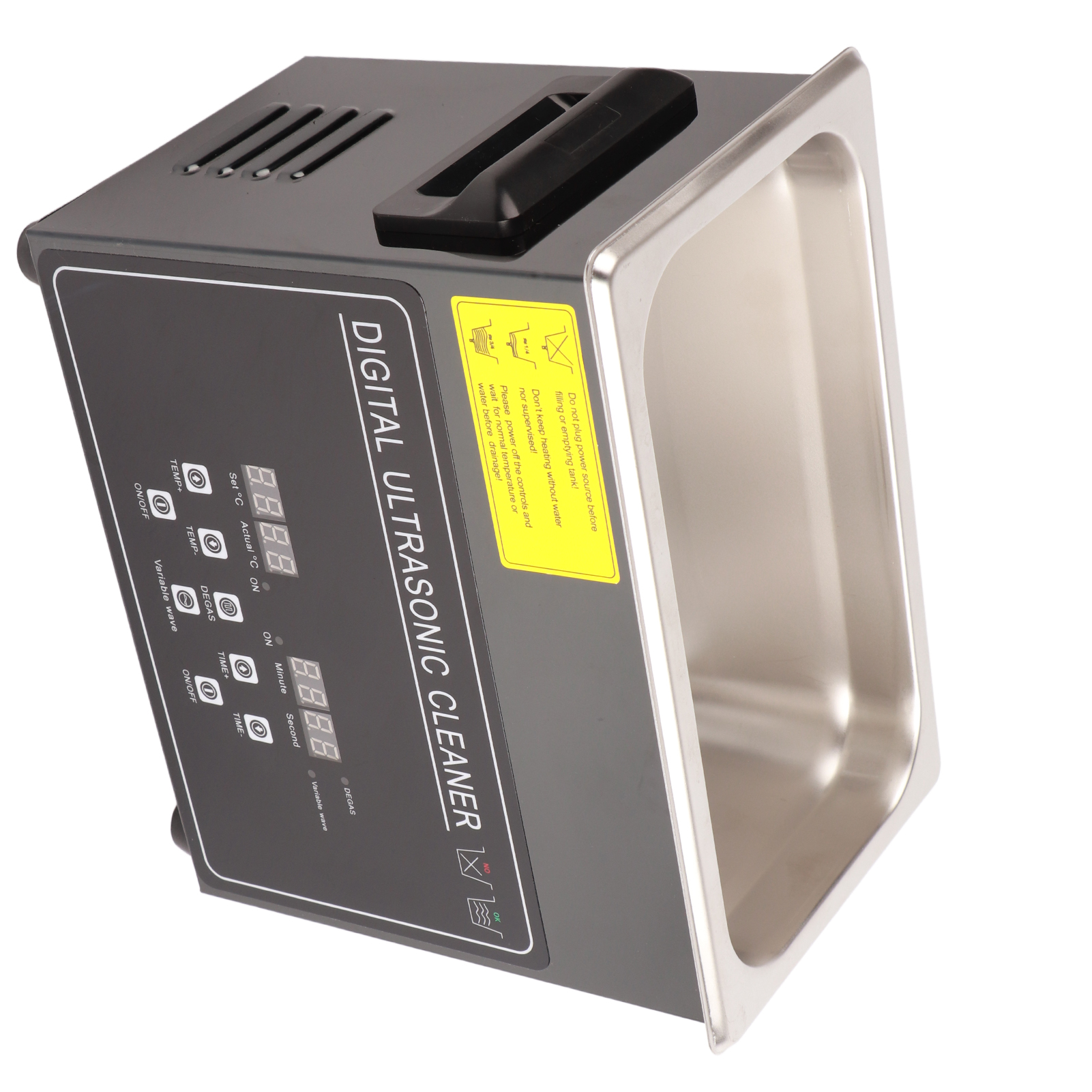 3-liter-ultraschallreiniger Mit Digitalanzeige, Edelstahl, Industriereinigungsmaschine Ym-23aeu, Stecker 220 V