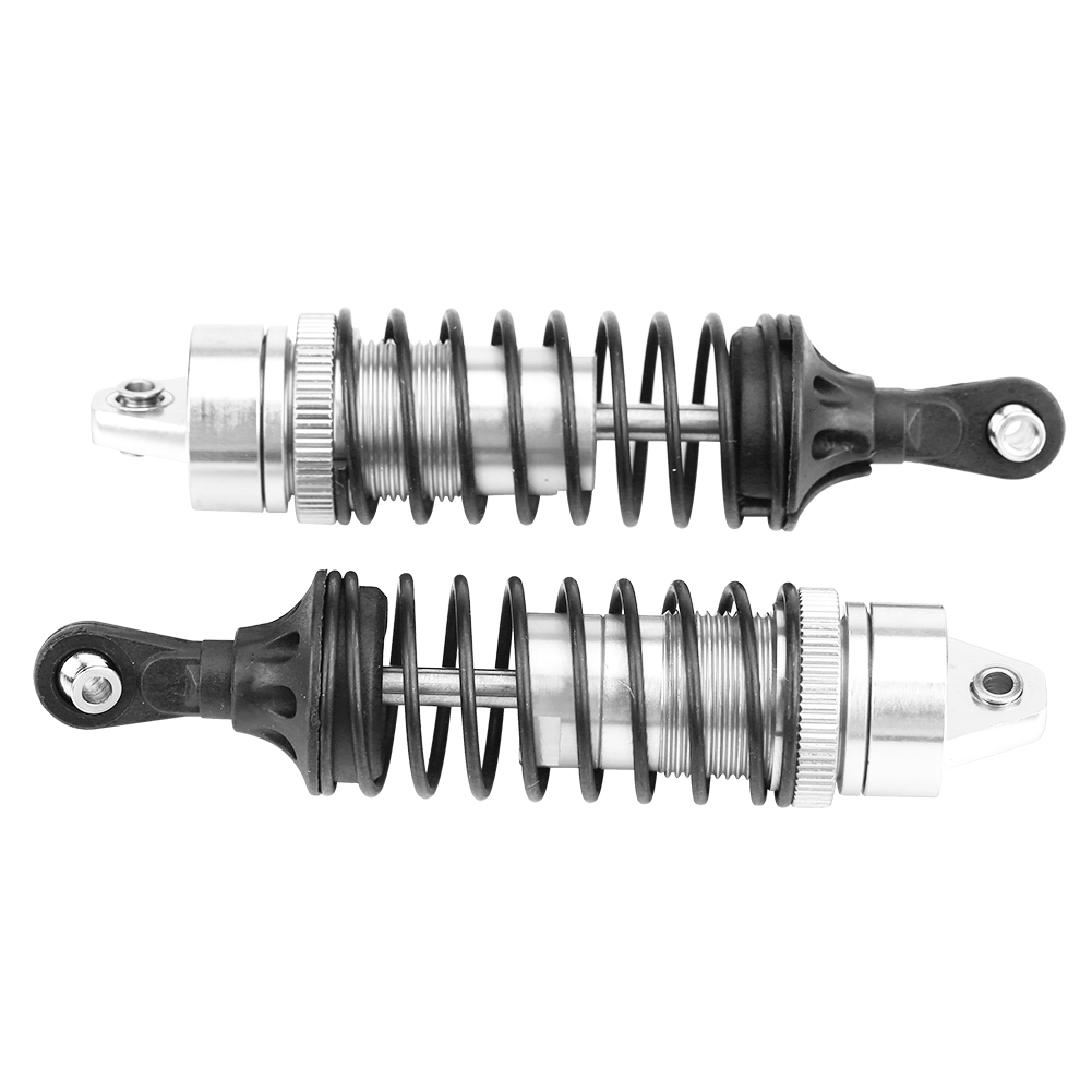 Stück Rc 100mm Stoßdämpfer Vorne Für Traxxax Slash 4x4 1/10 Auto (silber, Ohne Feder)