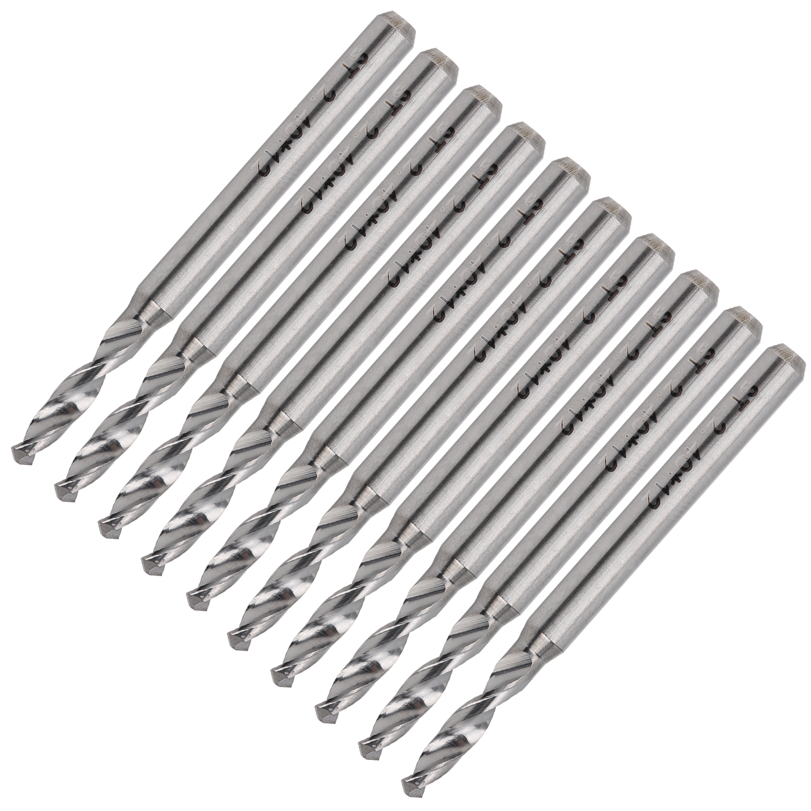 10 Stück 3,175 Mm Pcb-bohrer Aus Wolframstahl, Industriewerkzeug-verbrauchsmaterialien