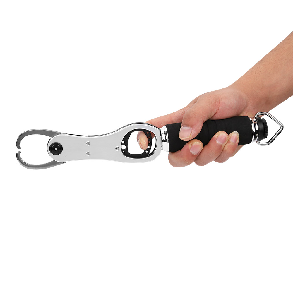Fischlippengreifer Aus Aluminiumlegierung Mit Gewichtsskala (silber)