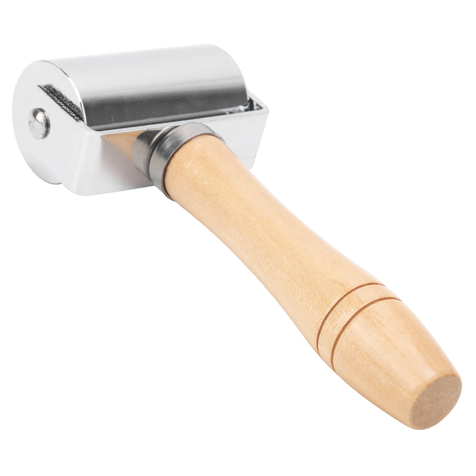 Kantenroller Für Leder, Diy-lederhandwerk, Holzgriff, Silberfarben, 60 Mm / 2,36 Zoll