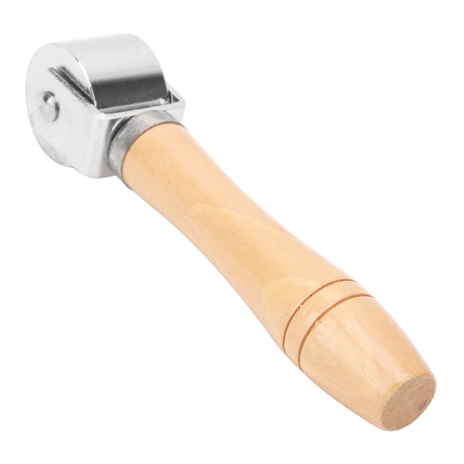 Kantenroller Für Leder, Diy-lederhandwerk, Holzgriff, Silberfarben, 26 Mm / 1,02 Zoll