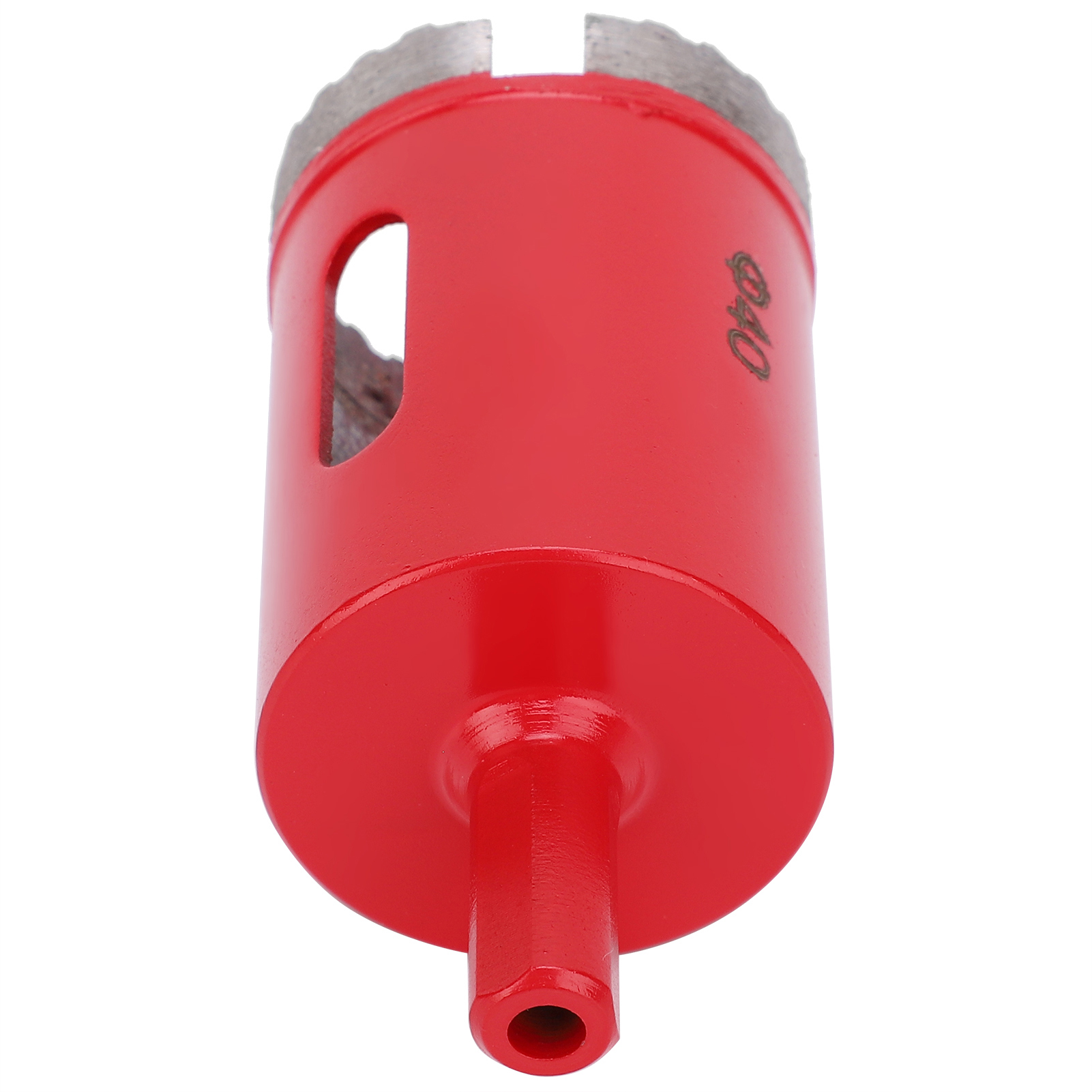 Sägezahn-wellenbohrer Mit Roter Diamantbeschichtung Zum Aufbohren Von Löchern In Keramikfliesen Und Marmor, 40 Mm