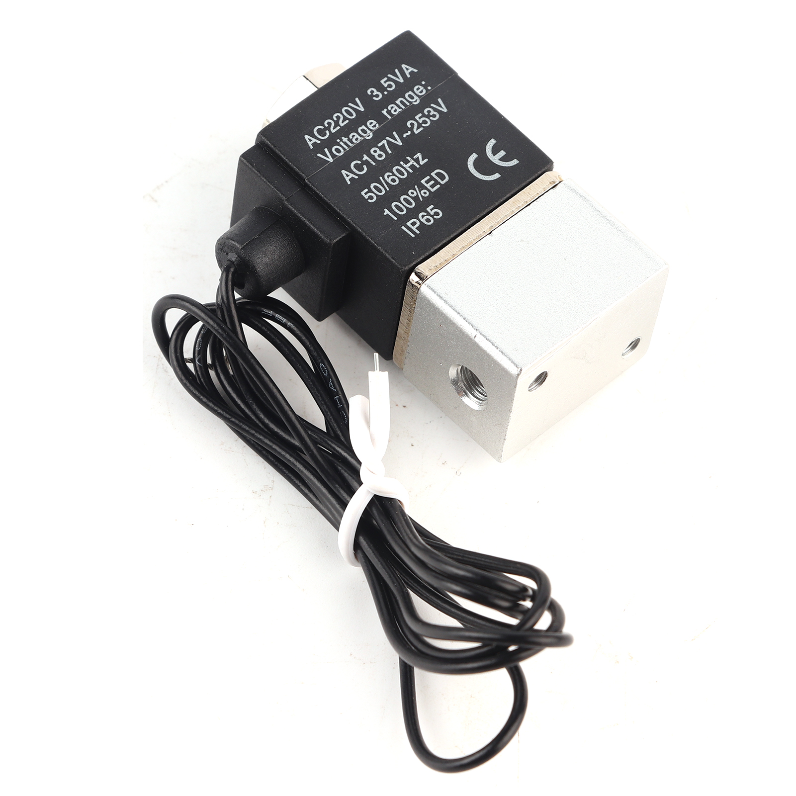 2-positionen-3-wege-magnetventil, G1/8-zoll-anschluss, Schutzart Ip65, Magnetventil Aus Aluminiumlegierung, 220 V Ac