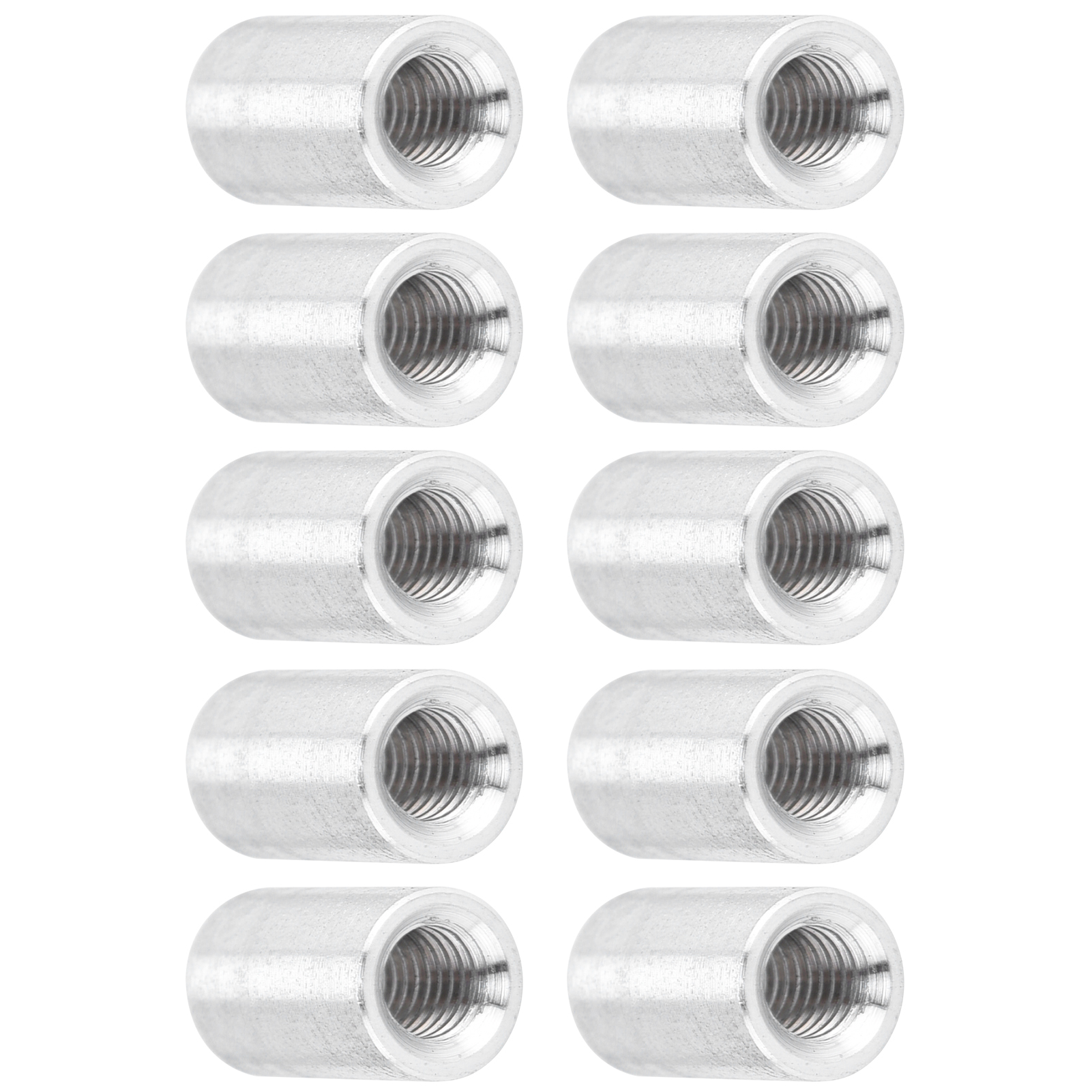 10 Stück Runde Abstandshalter Aus Aluminiumlegierung Mit Innengewinde M4x0,7 Mm, 11 Mm Lang