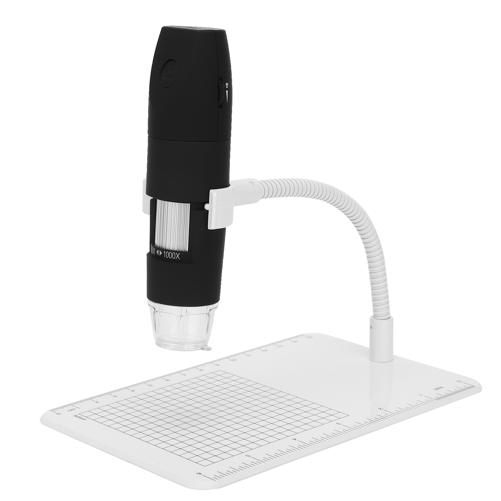 Kabelloses Digitales Mikroskop 1080p Hd, Wlan, 1000-fache Vergrößerung, Usb, Industrie-vergrößerungsglas, Schwarz