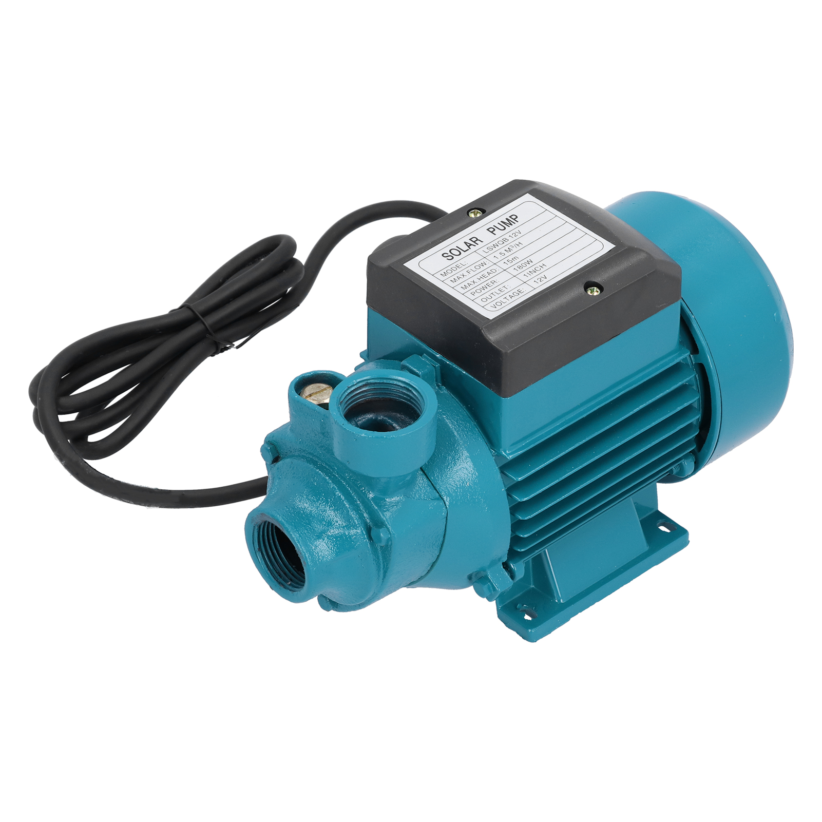 Wasserpumpe Mit Unipolarem Laufradmotor, Horizontal, Mit Einfacher Saugdüse, Bewässerungsgerät, 15 M, 180 W, 12 V Dc