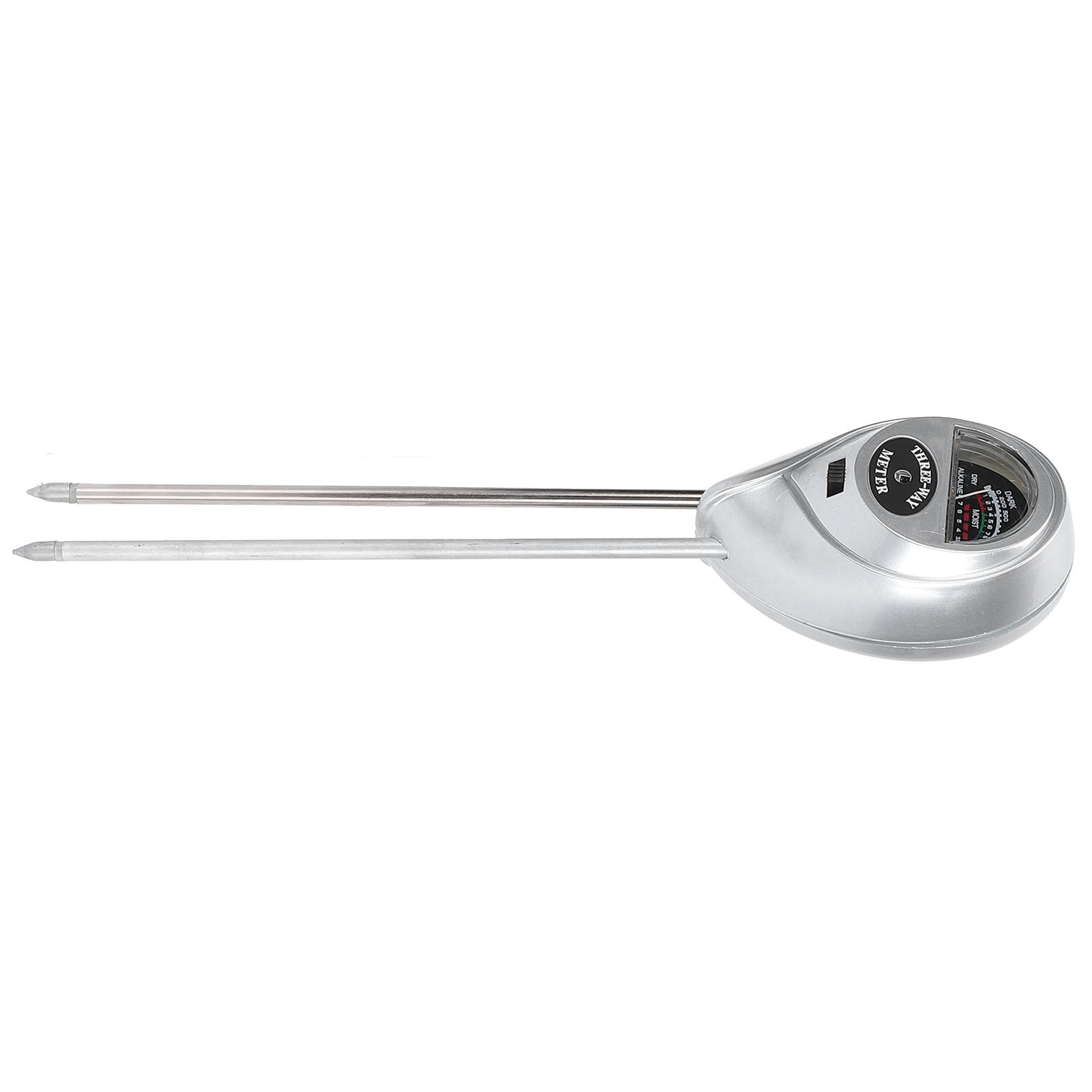 Bodentester 3‐in‐1 Feuchtigkeits-/ph-wert-/umweltlicht-silberdetektor Für Den Gartenbau