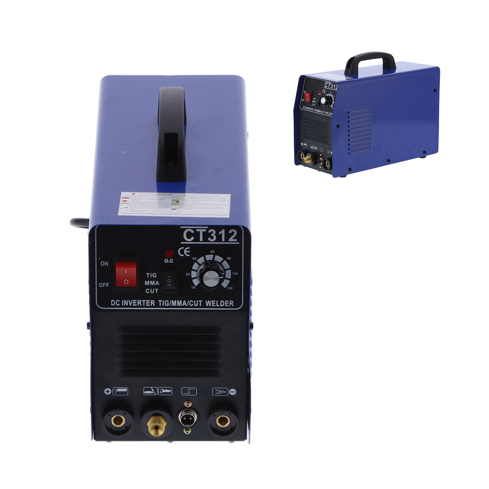 Inverter-plasmaschneidgerät (dc) Mit Wig-, Stab- Und Mma-schweißfunktion, 3-in-1-schneidgerät Ct312eu, Stecker 220 V