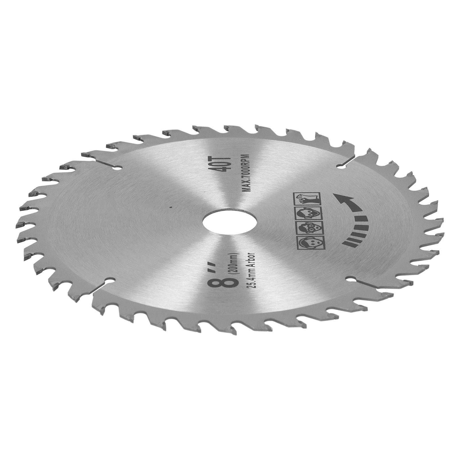 8 X 40t 200mm Kreissägeblatt, Rostfrei, Hartmetall