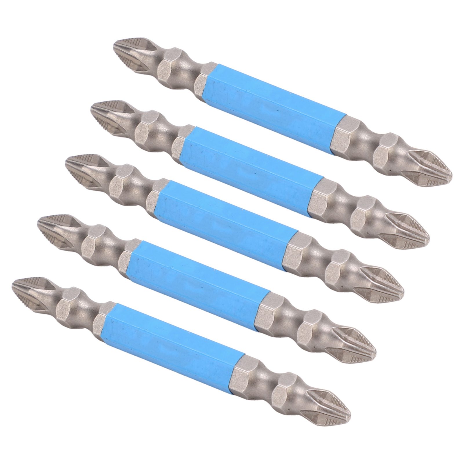 5 Stück 65 Mm Magnetische Doppelkopf-schraubendreherbits, Elektrischer Kreuzschlitzschraubendreherkopf