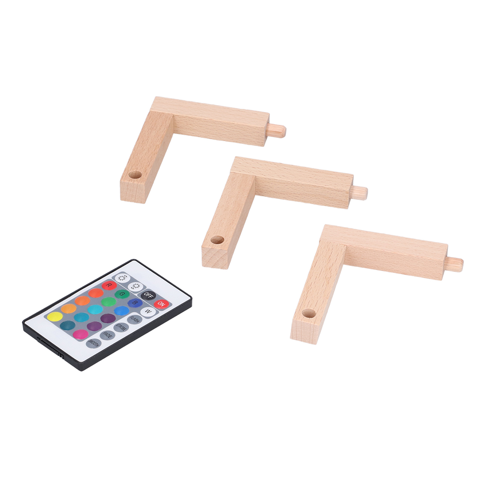 Mondlampen-platine Mit 16 Led-farben, Usb-aufladbar, Fernbedienung, Touch-steuerung, Dimmbar, Inklusive Holzständer