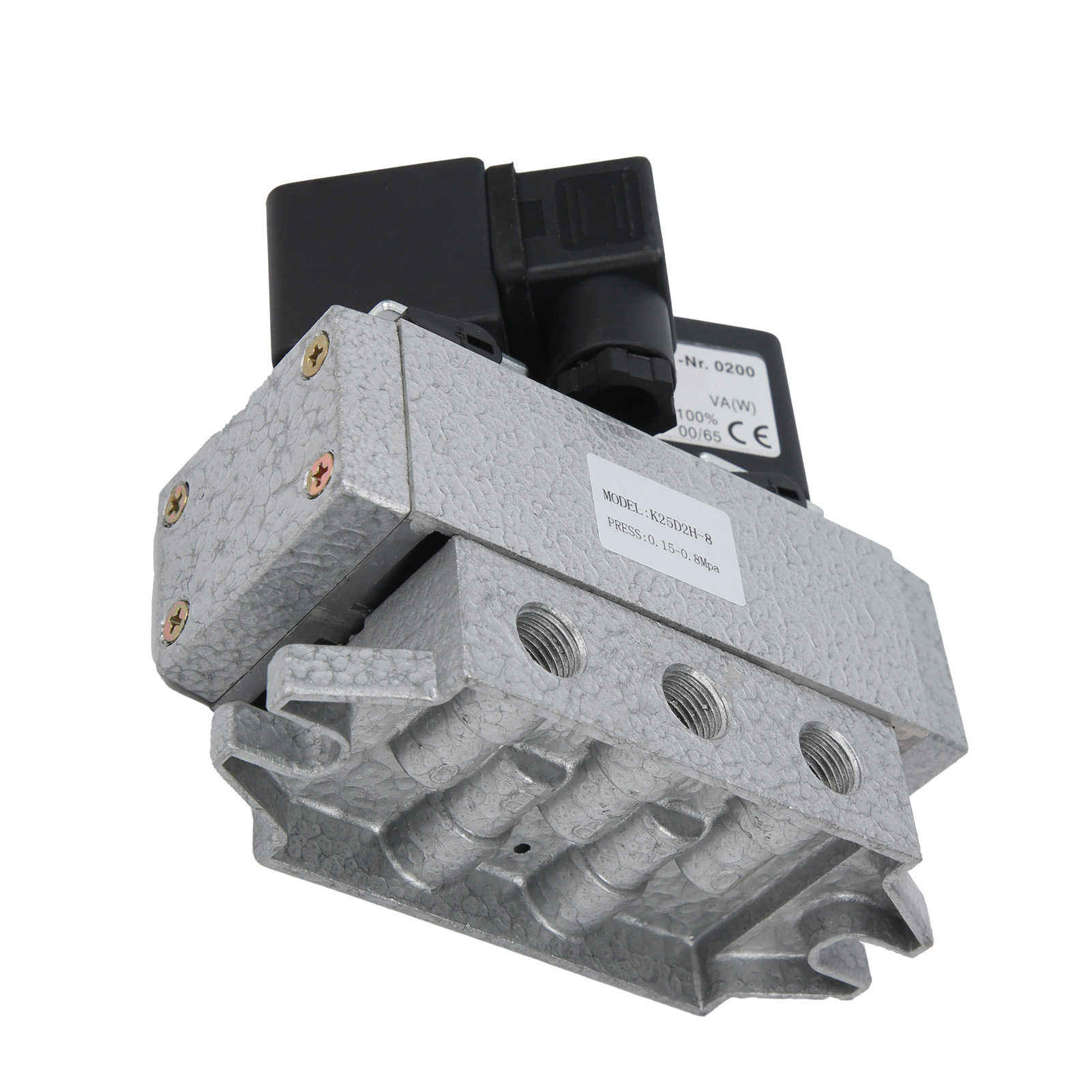 2-positionen-5-wege-magnetventil, Doppelte Elektrische Steuerung, Mechanisches Gerät G1/4 Zoll K25d2h‑8ac 110 V