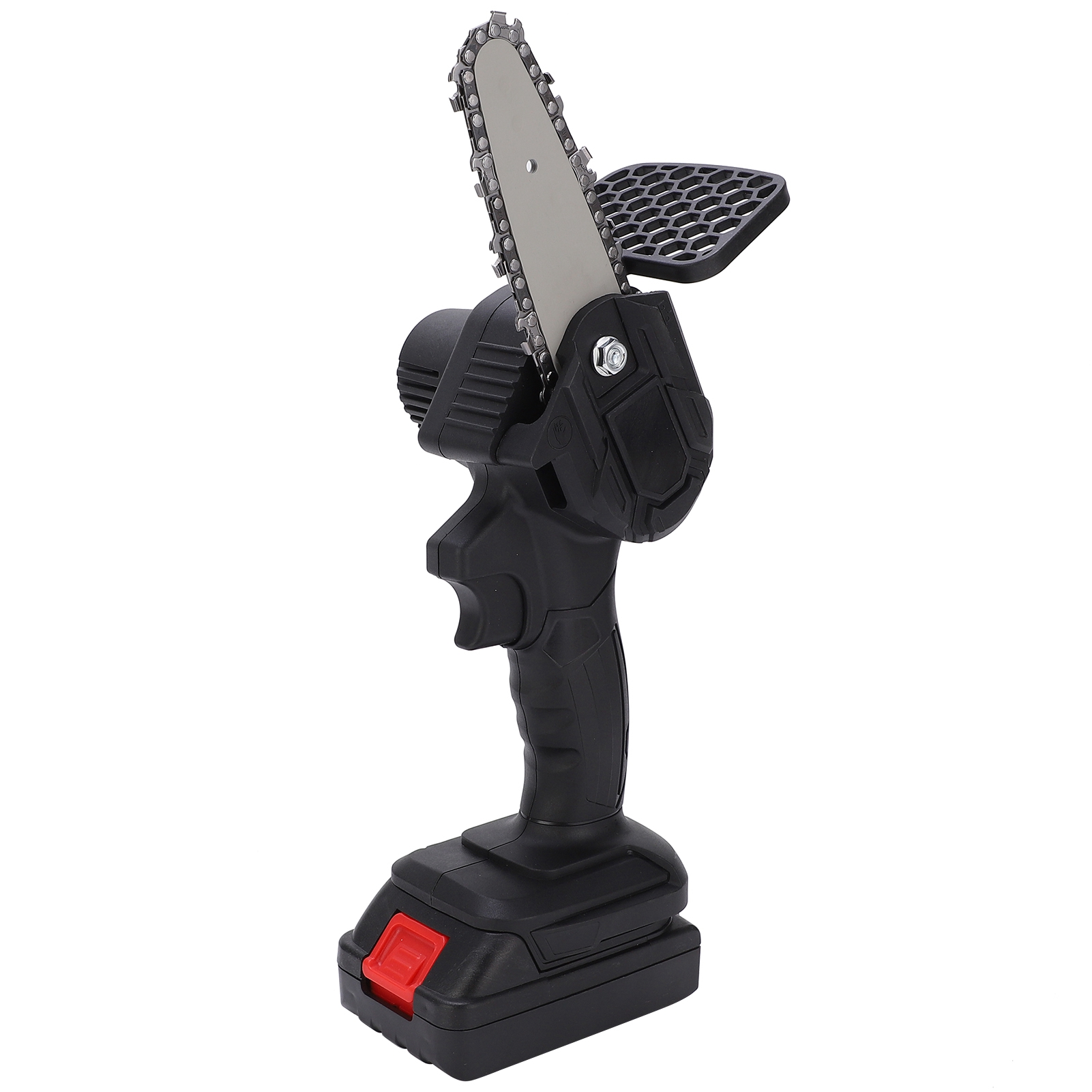 Mini-handsäge, 10 Cm, Tragbar, Elektronisch, Einhandbedienung, Kettensäge Mit Bürste, Ac 100–240 V, Schwarzer Eu-stecker