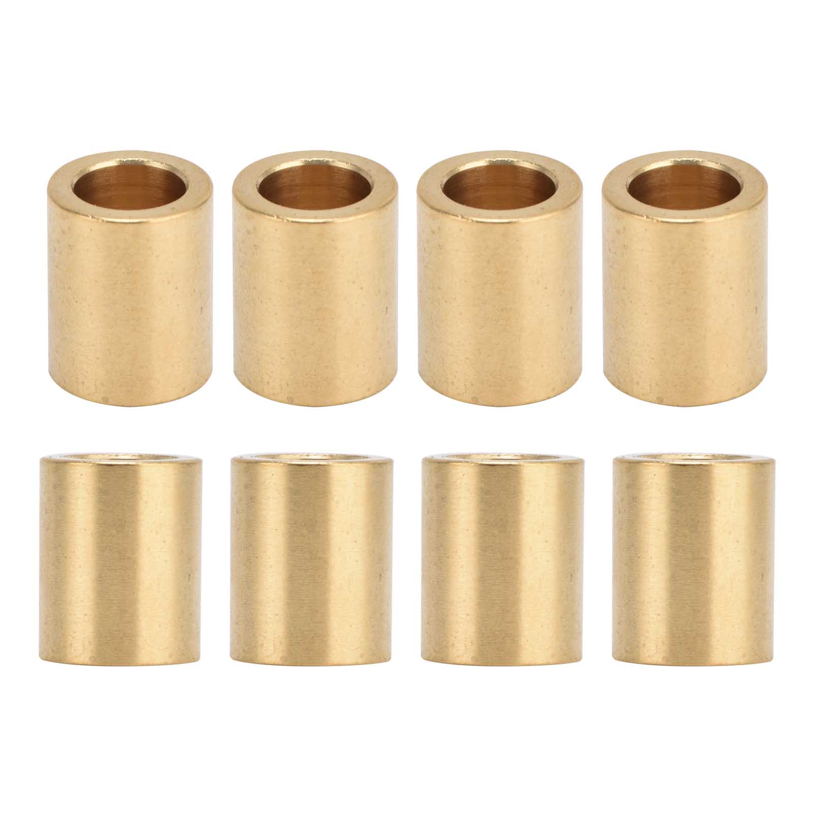 8 Stück Selbstschmierende Messinghülsen, 8 Mm Bohrung X 12 Mm Außendurchmesser X 15 Mm Länge, Speziallagerhülse Für Messinggleiter