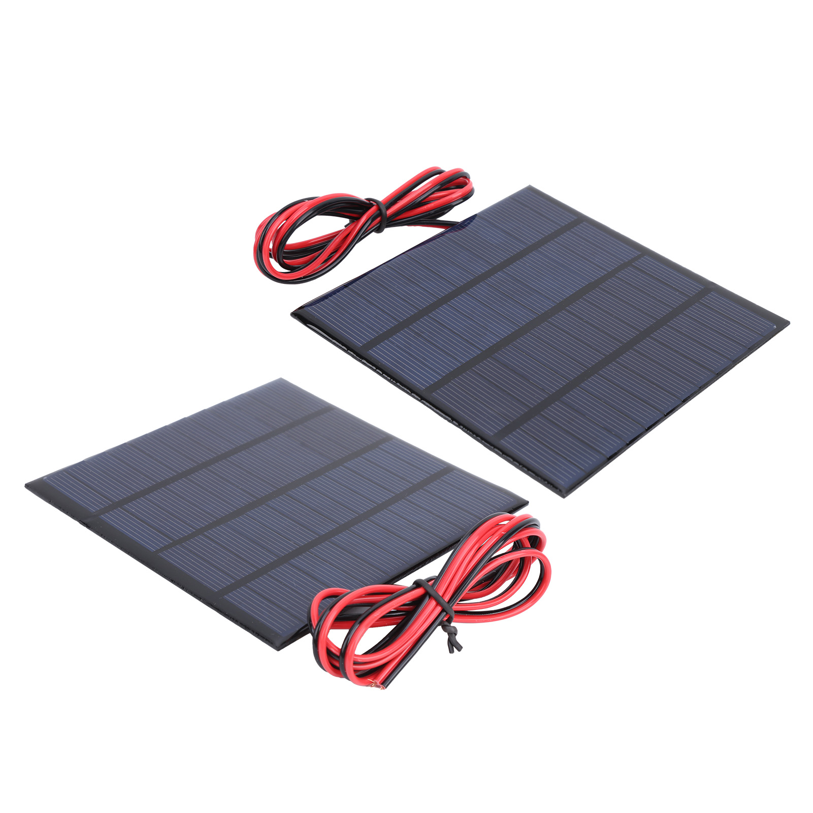 2 Mini-solarbatteriemodule Mit 1 Meter Kabel, Handbetrieben, Gleichstrom 12 V, 150 Ma