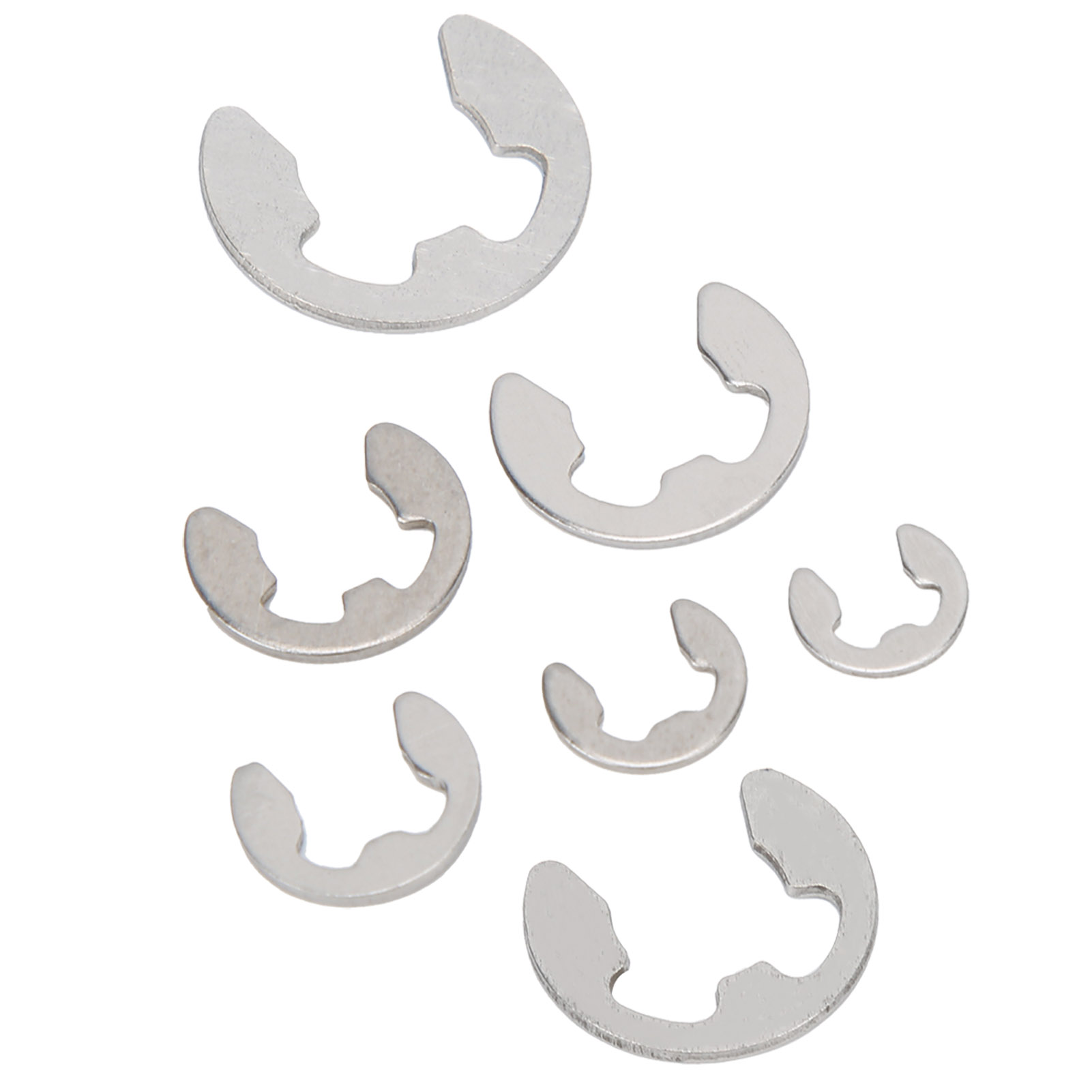 200-teiliger Sicherungsring-satz Aus Edelstahl 304, E-clip-sicherungsringe, Industriebedarf M1,5–m10