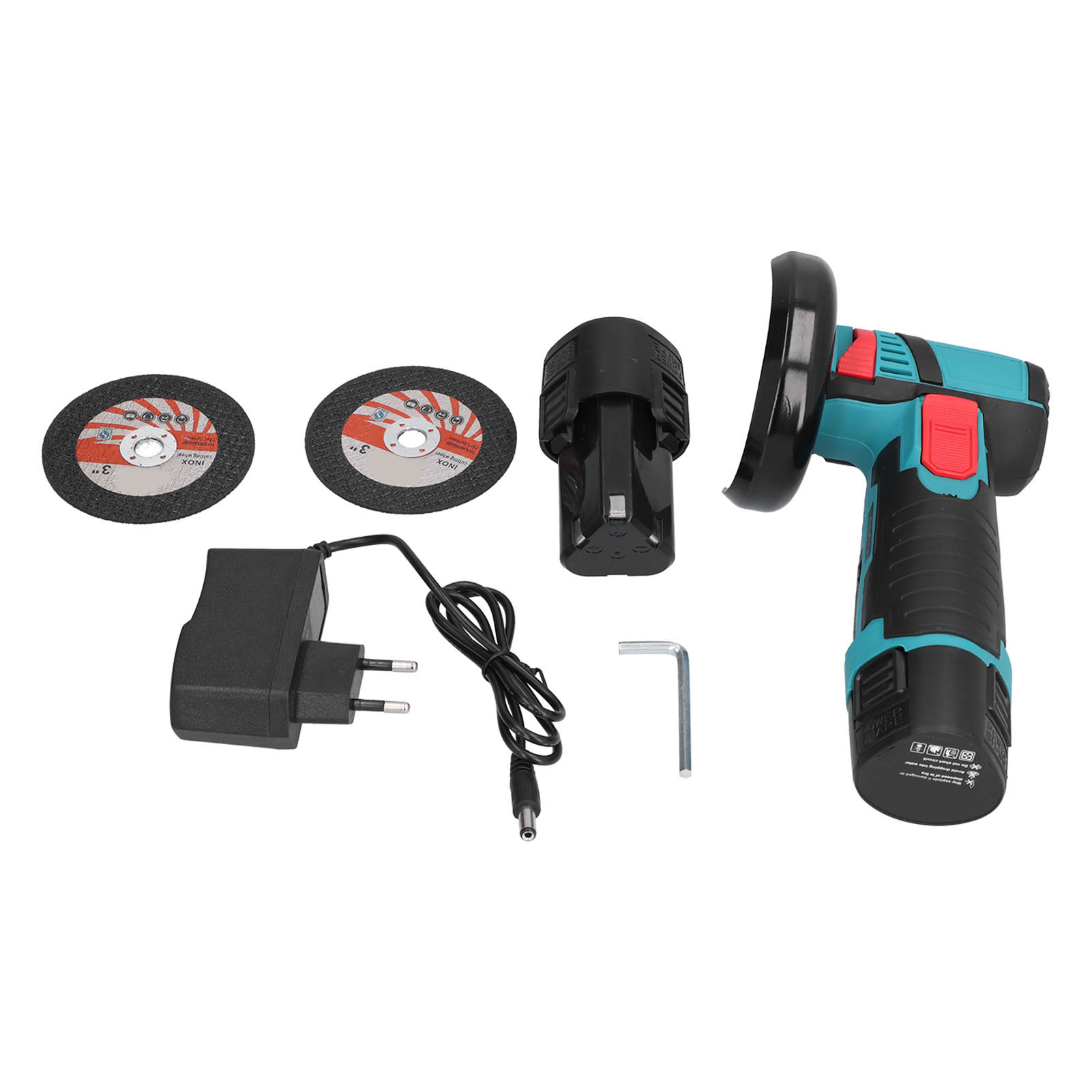 Elektrischer, Tragbarer Winkelschleifer Mit Bürstenlosem Motor Für Innenausbau, Eu-stecker, 100–240 V Wechselstrom